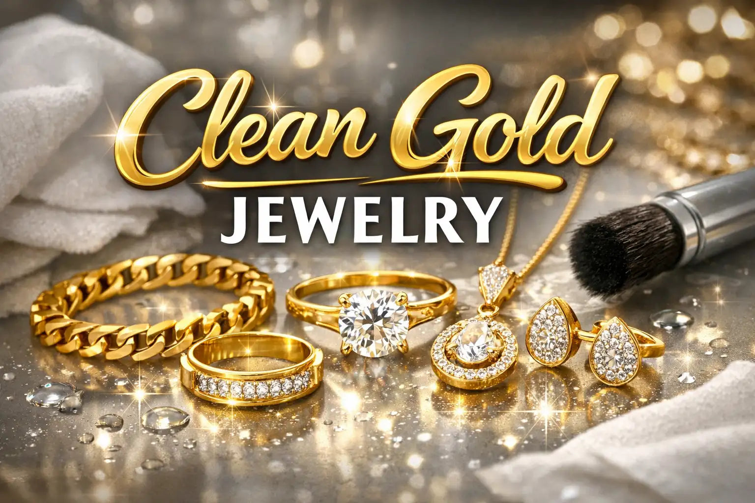 how to clean gold jewelry , mh elegance