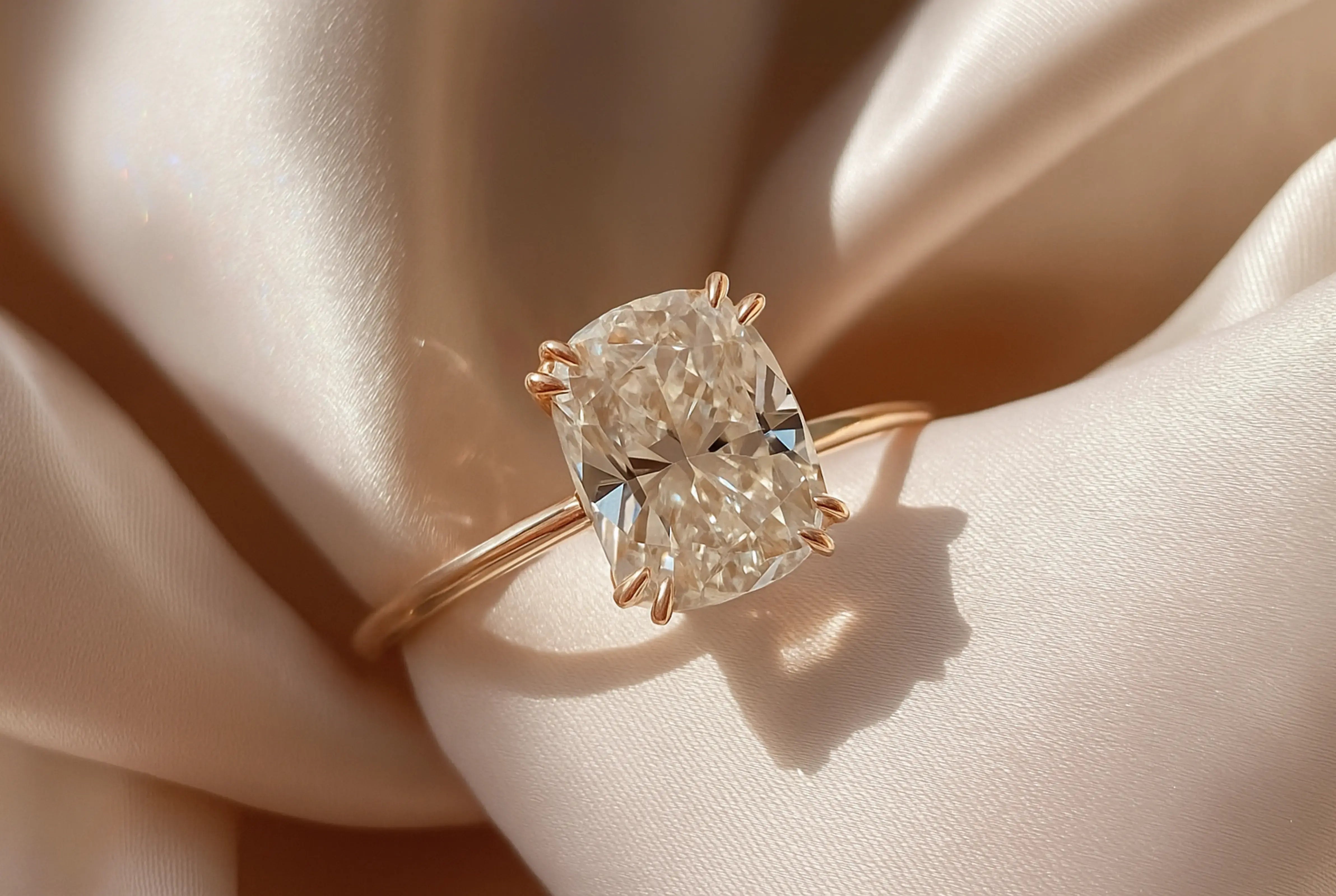 3 Carat Cushion Cut Diamond Ring: Where Vintage Romance Meets Modern Luxury - MH ELEGANCE