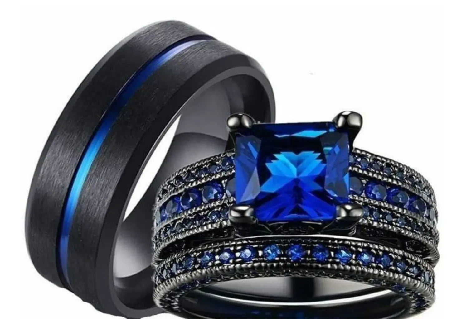 black wedding ring meaning MH ELEGANCE