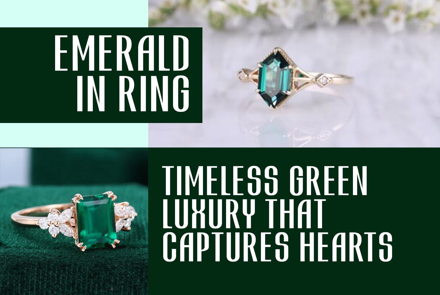 Emerald in Ring: Timeless Green Luxury That Captures Hearts - MH ELEGANCE