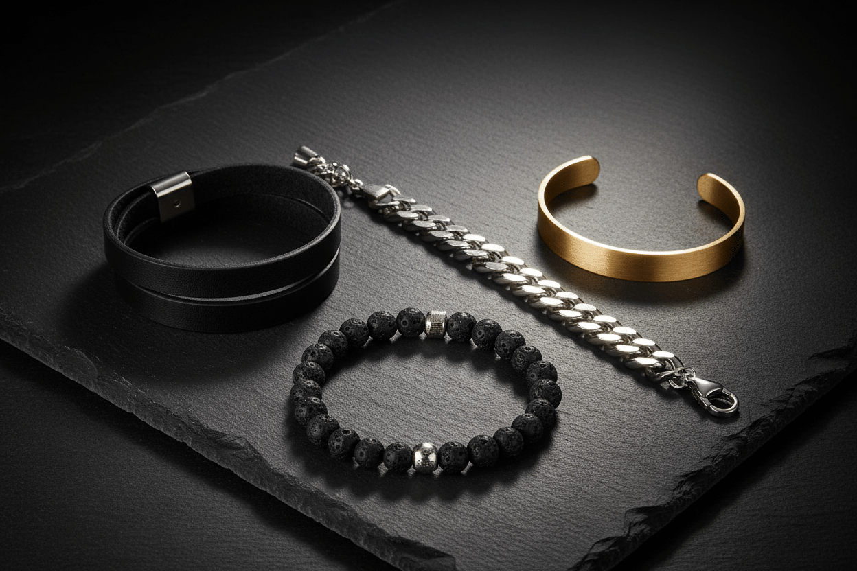 Ultimate Guide to Men's Bracelets 2026: Luxury Gold, Cuban Links & Premium Styles - MH ELEGANCE