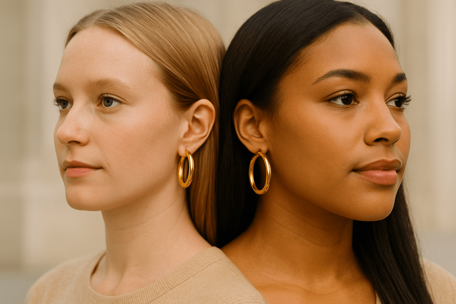 Why Gold Hoop Earrings Will Never Go Out of Style in the USA - MH ELEGANCE