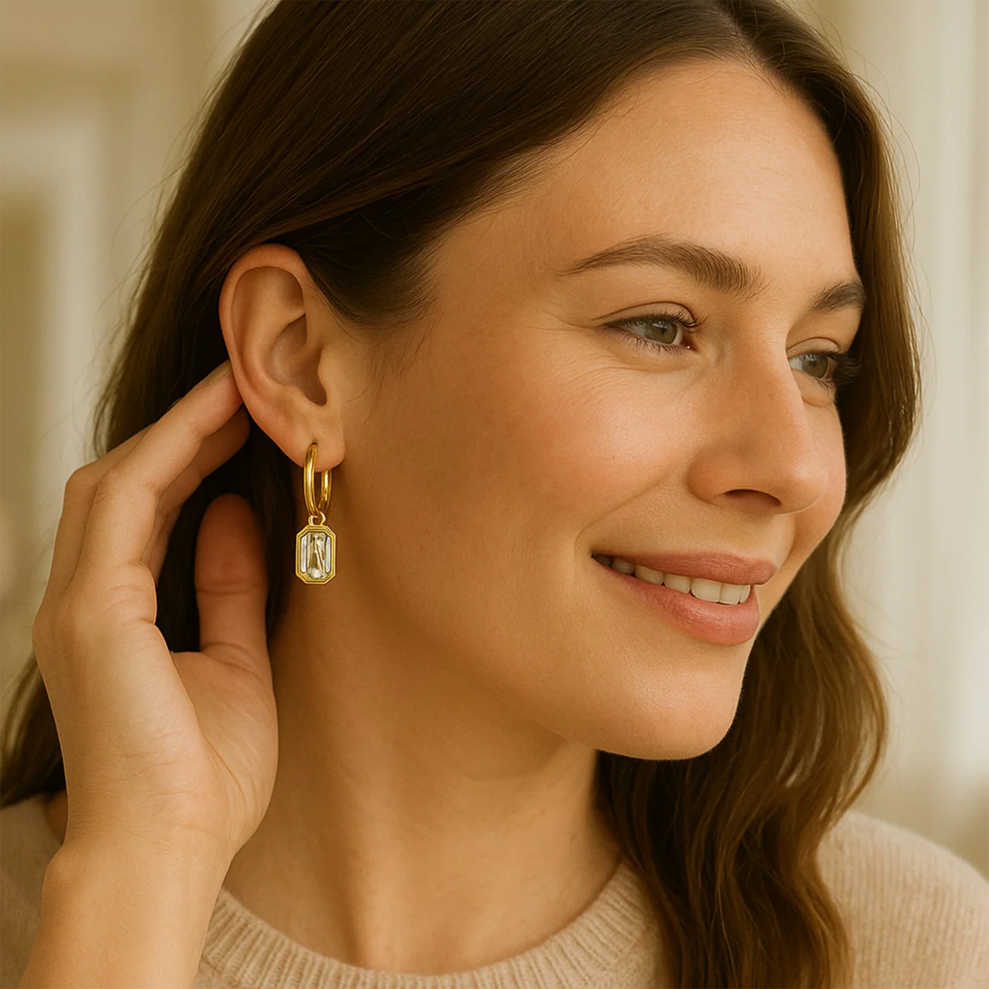 14K Gold Dangle Earrings
