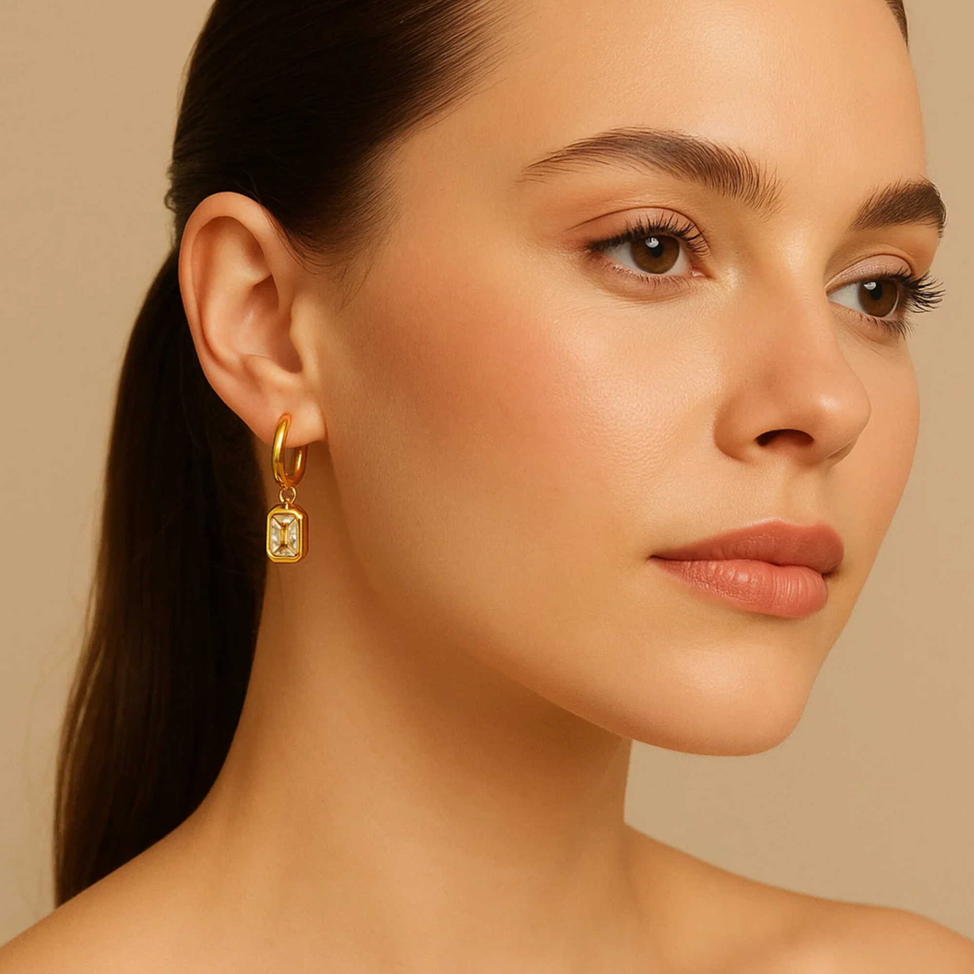 14K Gold Dangle Earrings