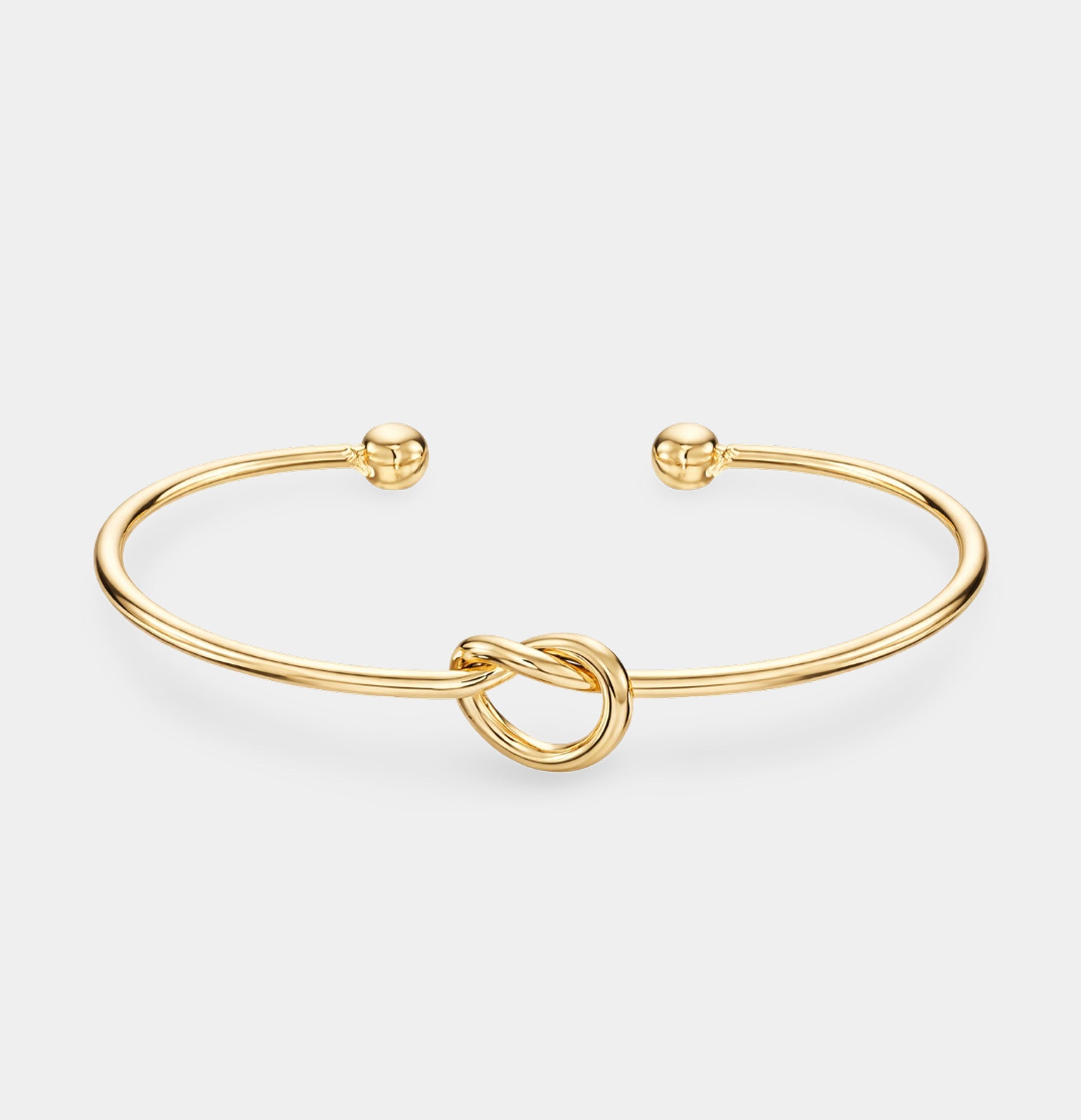 14K Gold Plated Infinity Love Knot Bangle Bracelet | Endless Love Symbol | Fashion Jewelry – MH ELEGANCE - MH ELEGANCE - 14K Gold Plated Infinity Love Knot Bangle Bracelet | Endless Love Symbol | Fashion Jewelry – MH ELEGANCE - bracelet