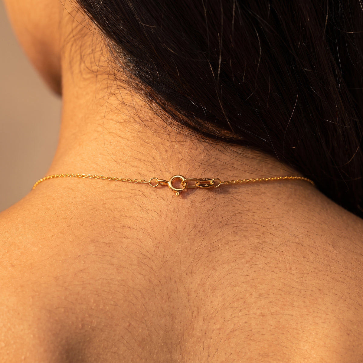 Collier pendentif ovale Lina Grenat