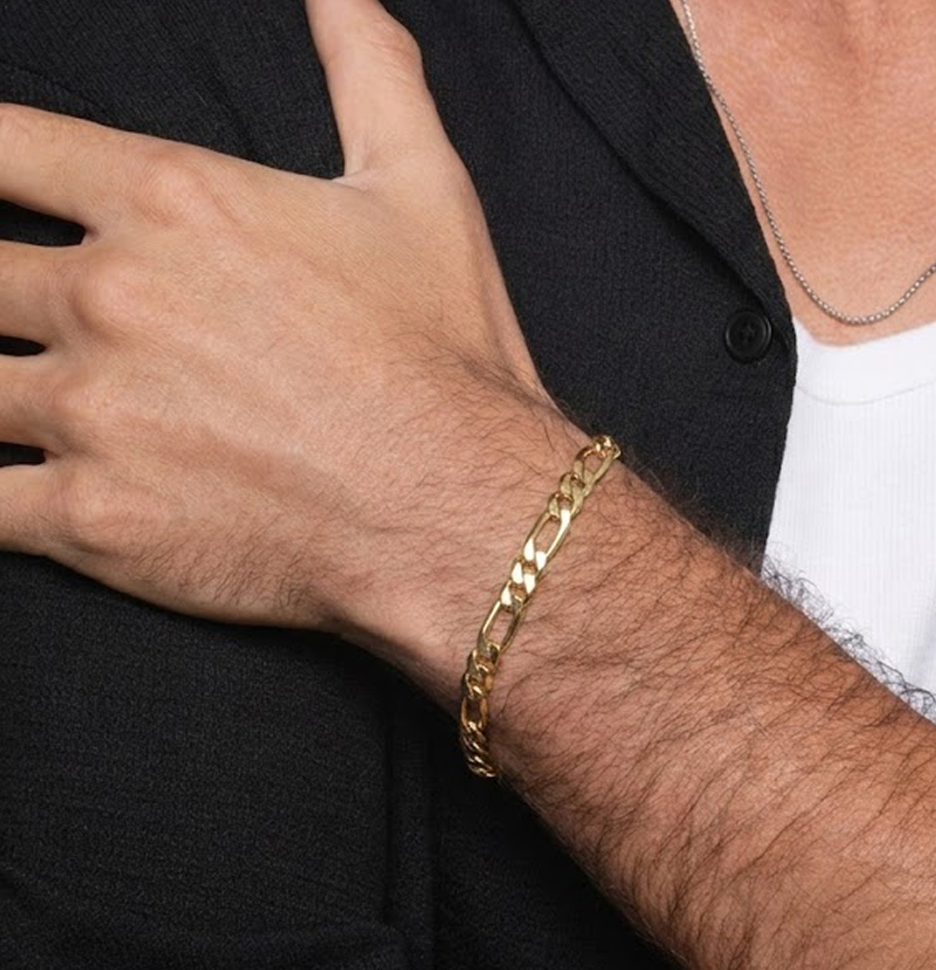 18K Gold Plated Cuban Regal Heritage Bracelet | Premium Men's Luxury Jewelry - MH ELEGANCE - 18K Gold Plated Cuban Regal Heritage Bracelet | Premium Men's Luxury Jewelry - bracelet
