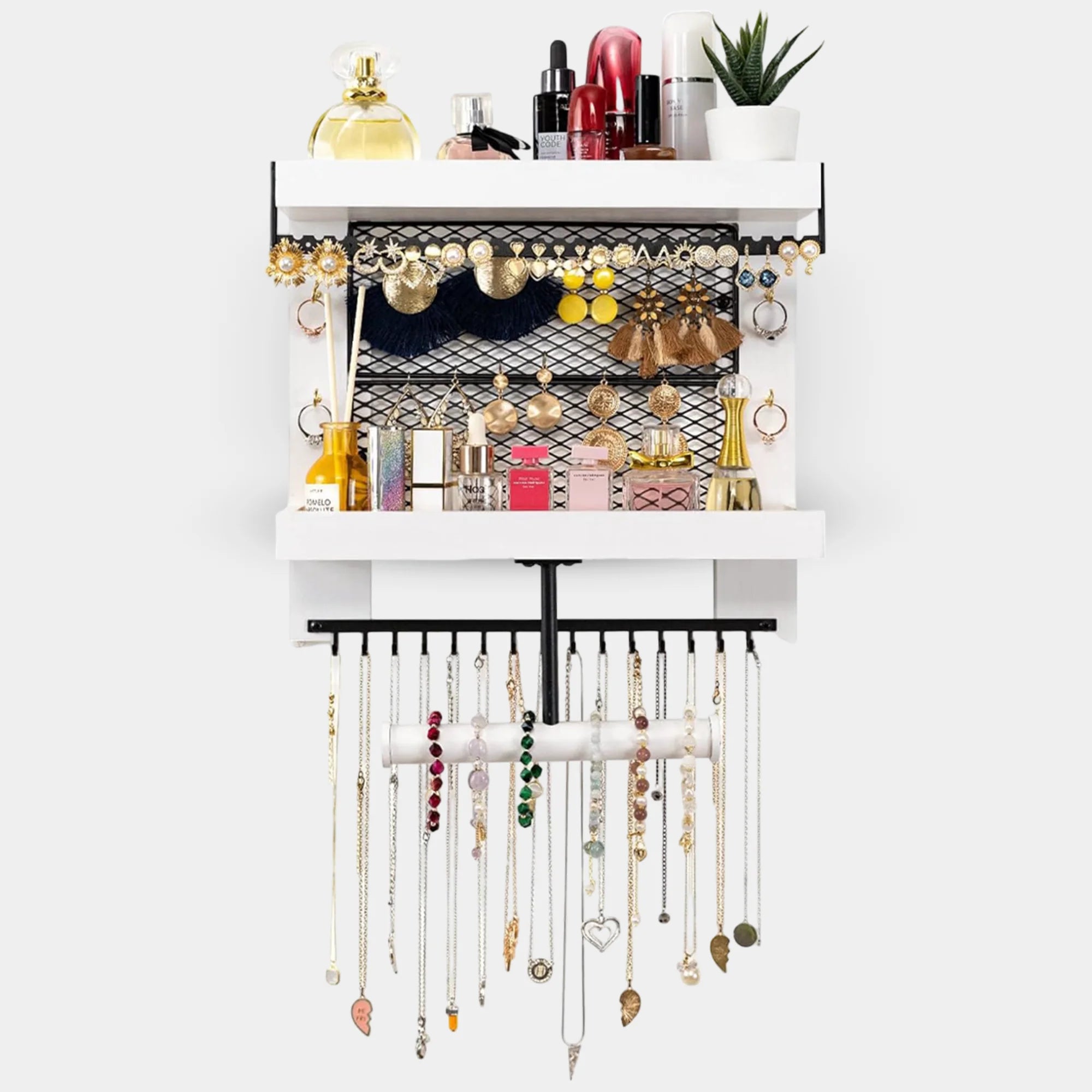 Hanging Jewelry Organizer Wall Mounted