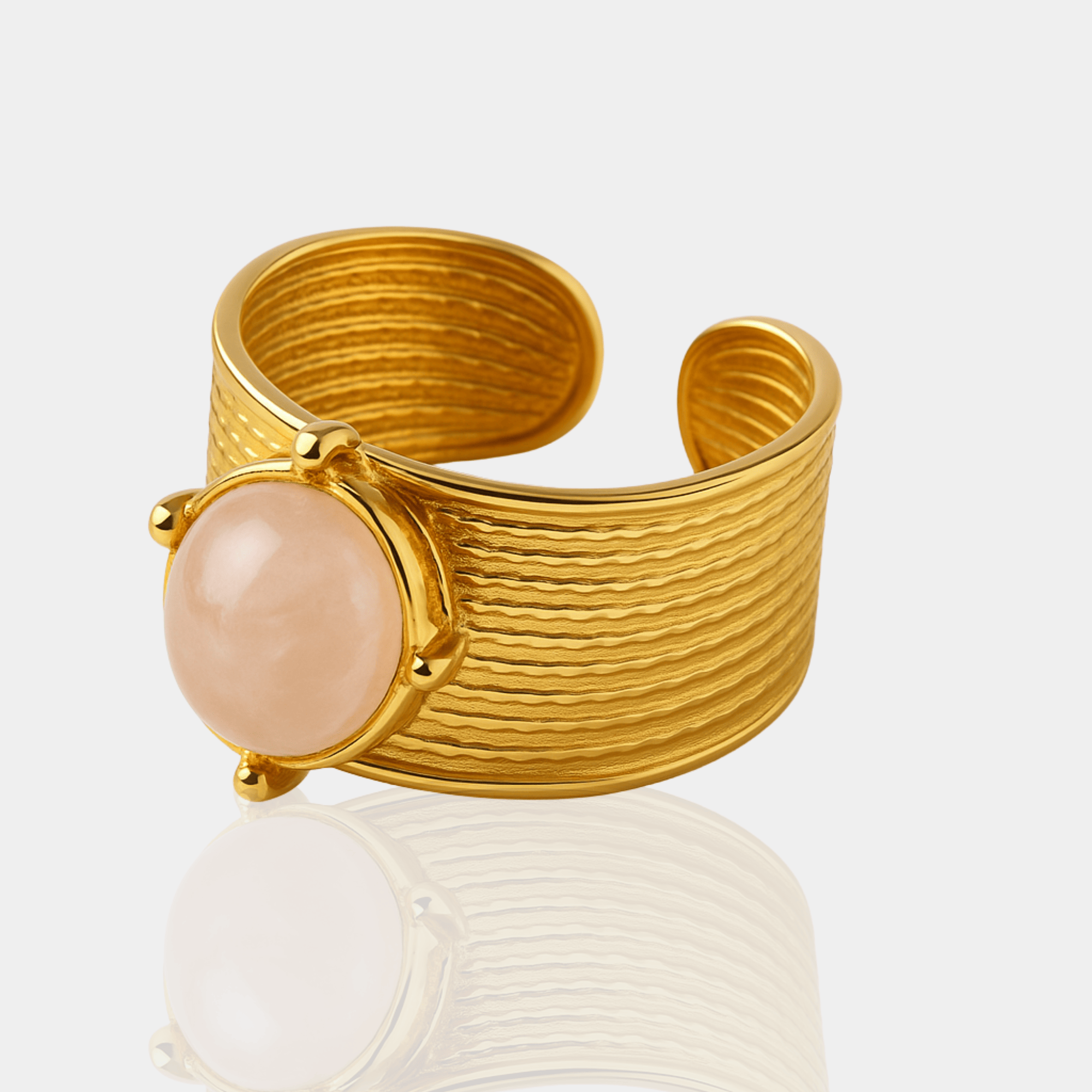 Dynasty Gemstone Cuff Ring