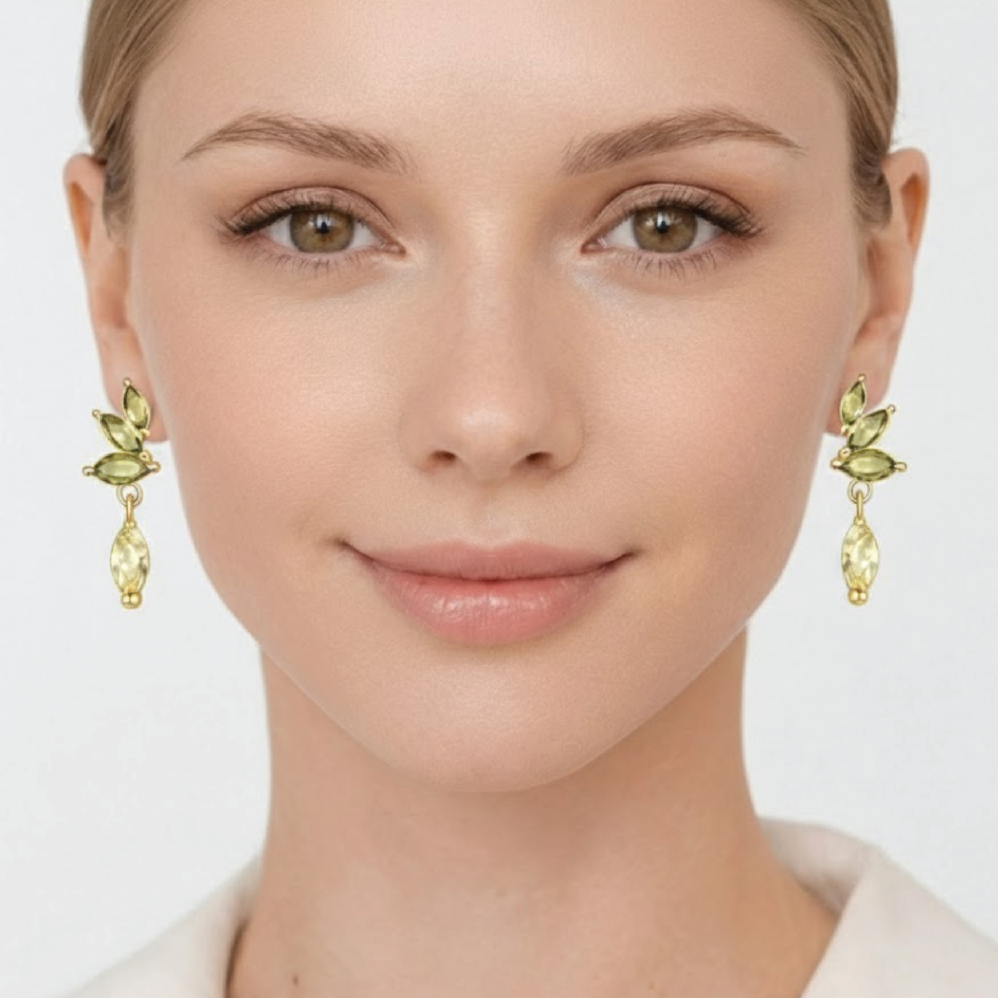 Sterling Silver Wing Bridal Earrings