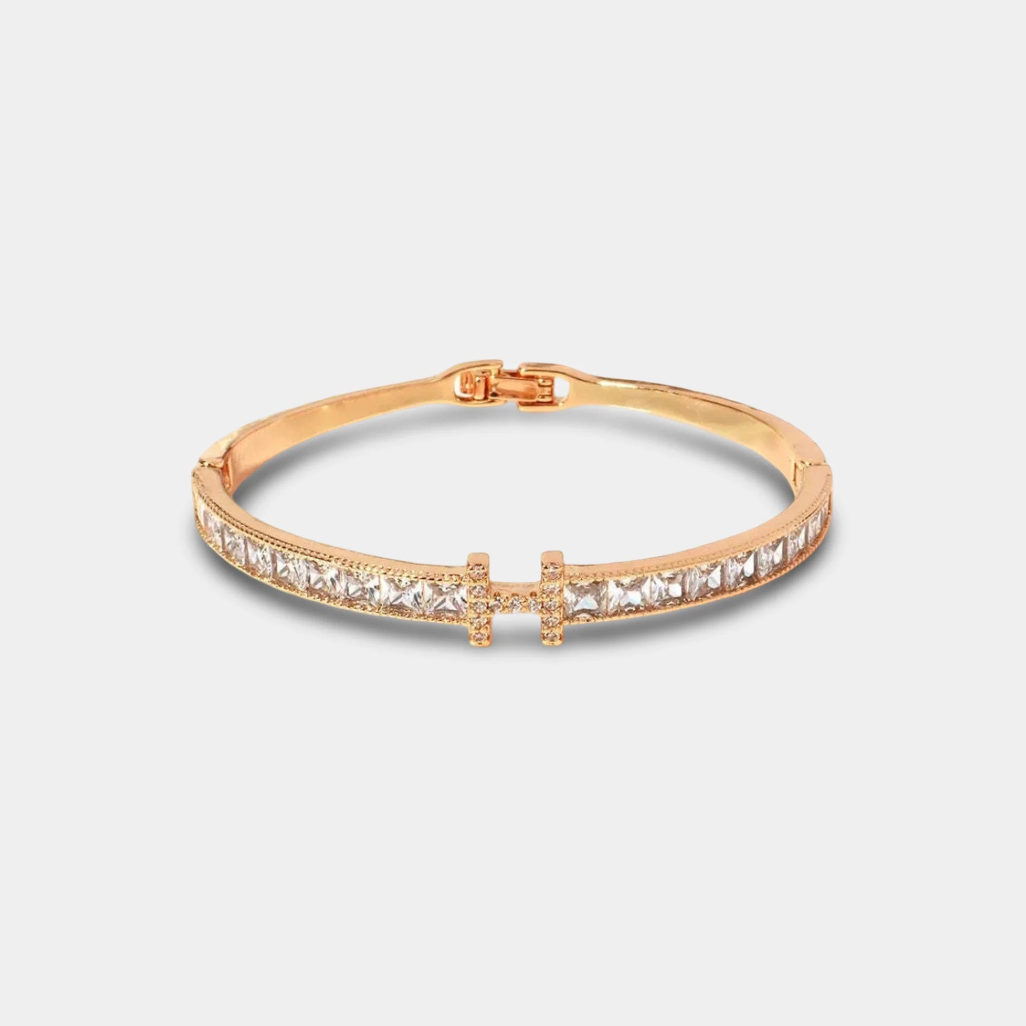 “H” Dainty Gold Bracelet