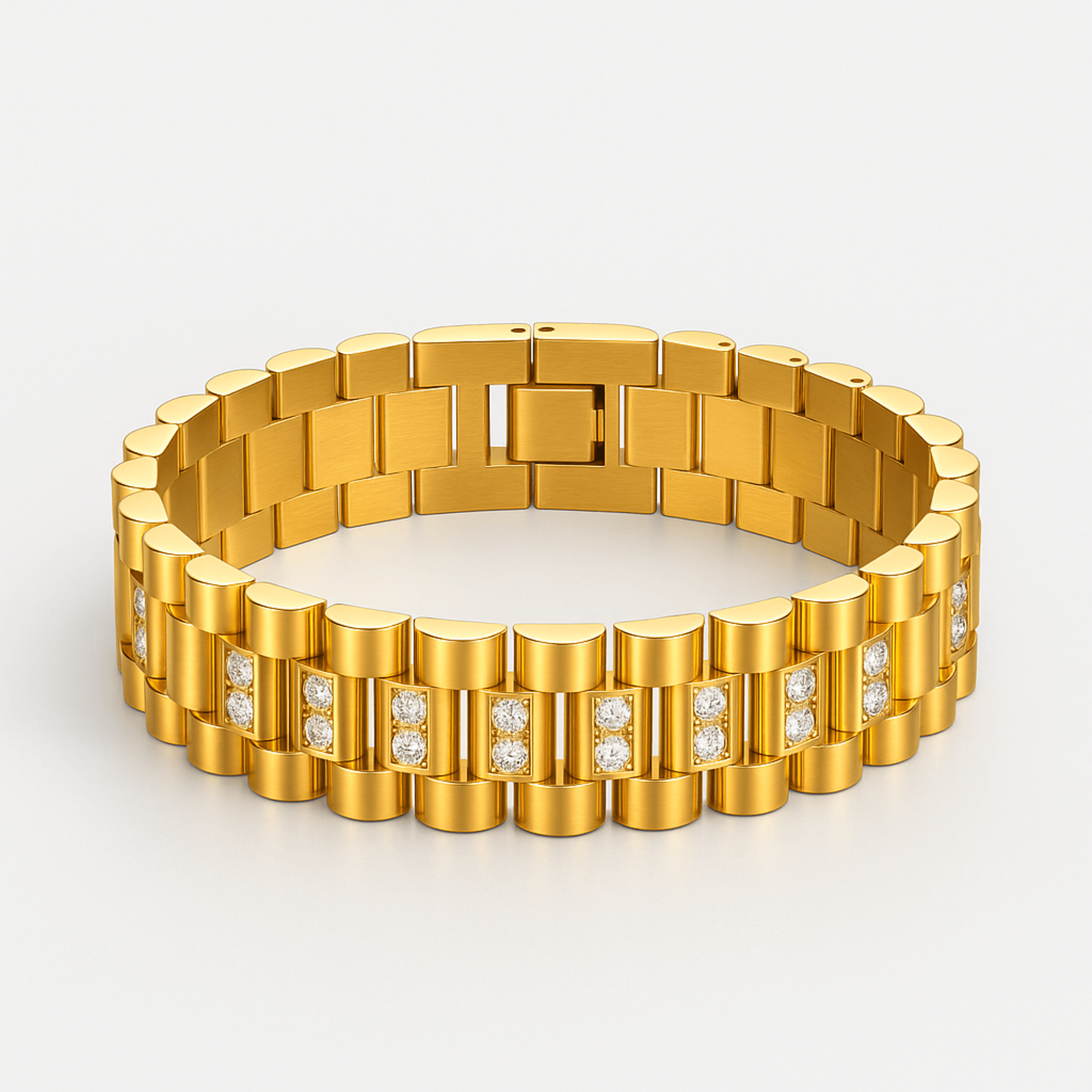 Watch Strap Inspired Chain Bracelet - MH ELEGANCE