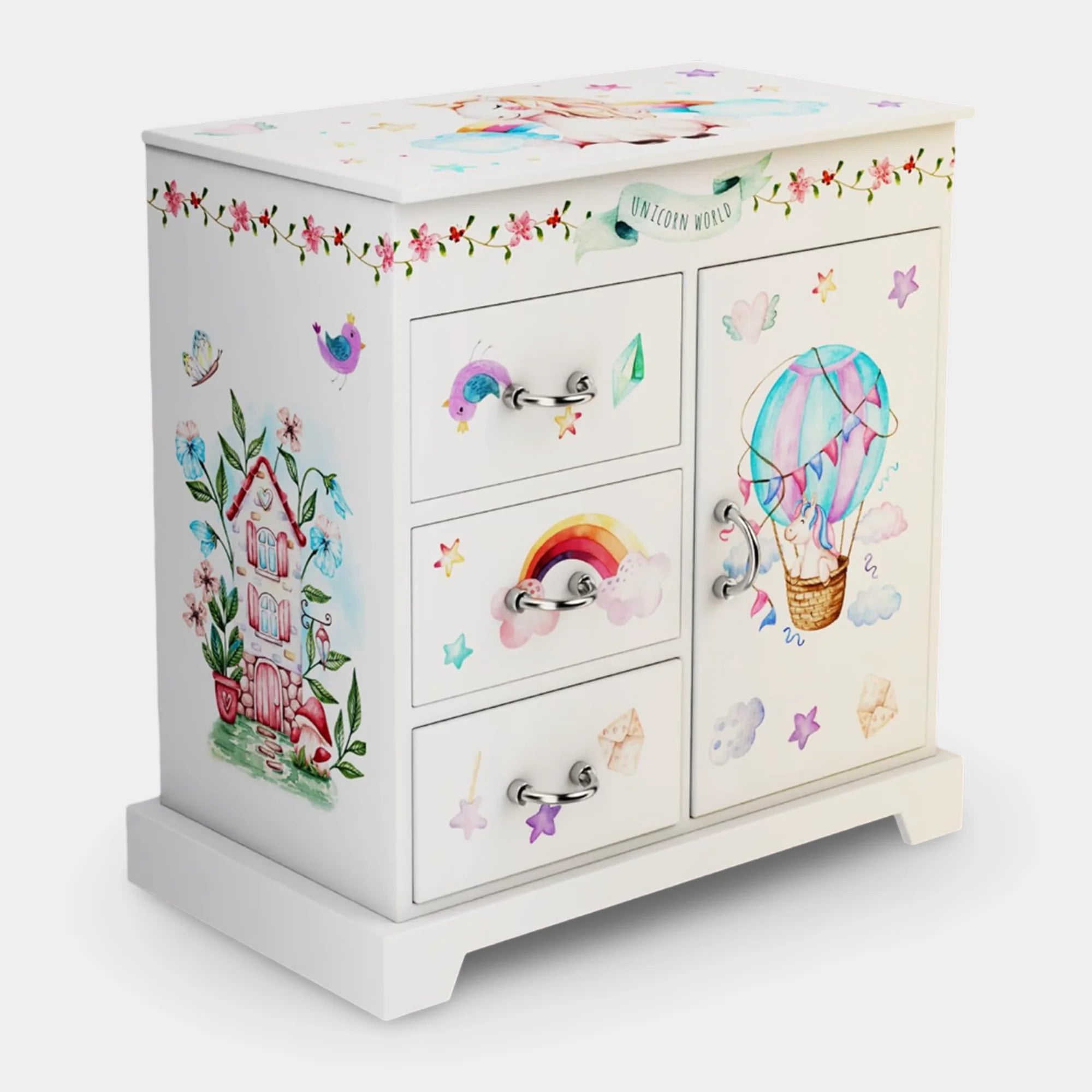 Unicorn Musical Jewelry Box for Kids