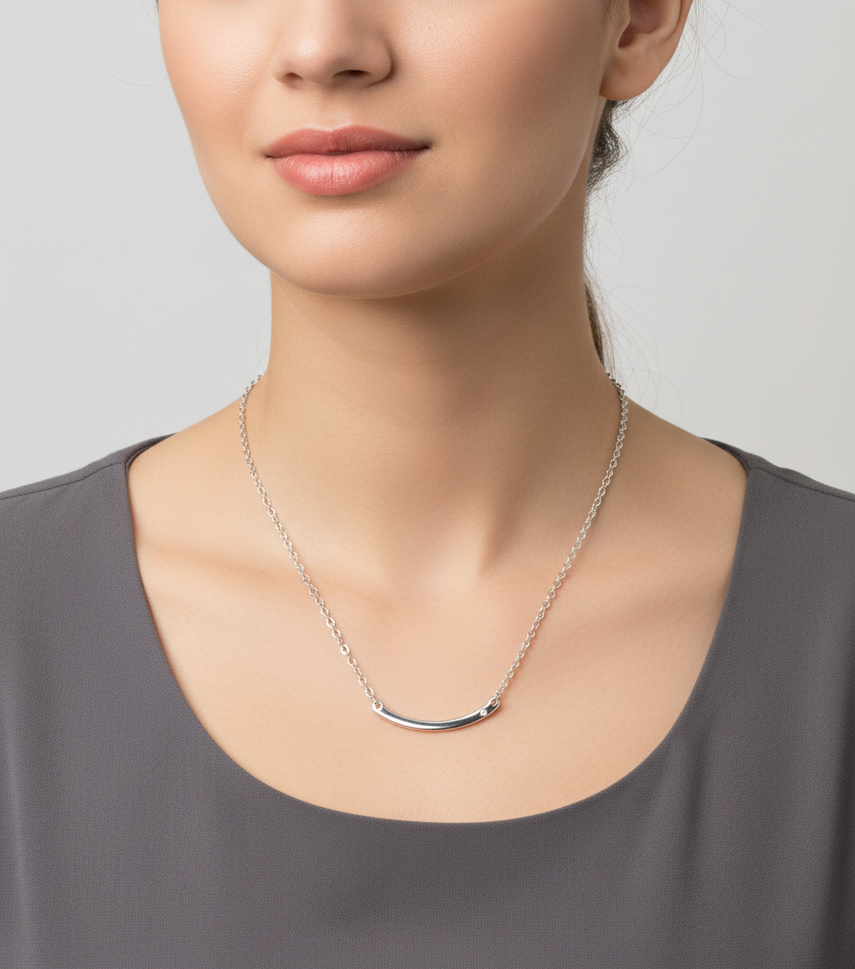 Sterling Silver Maid of Honor Necklace