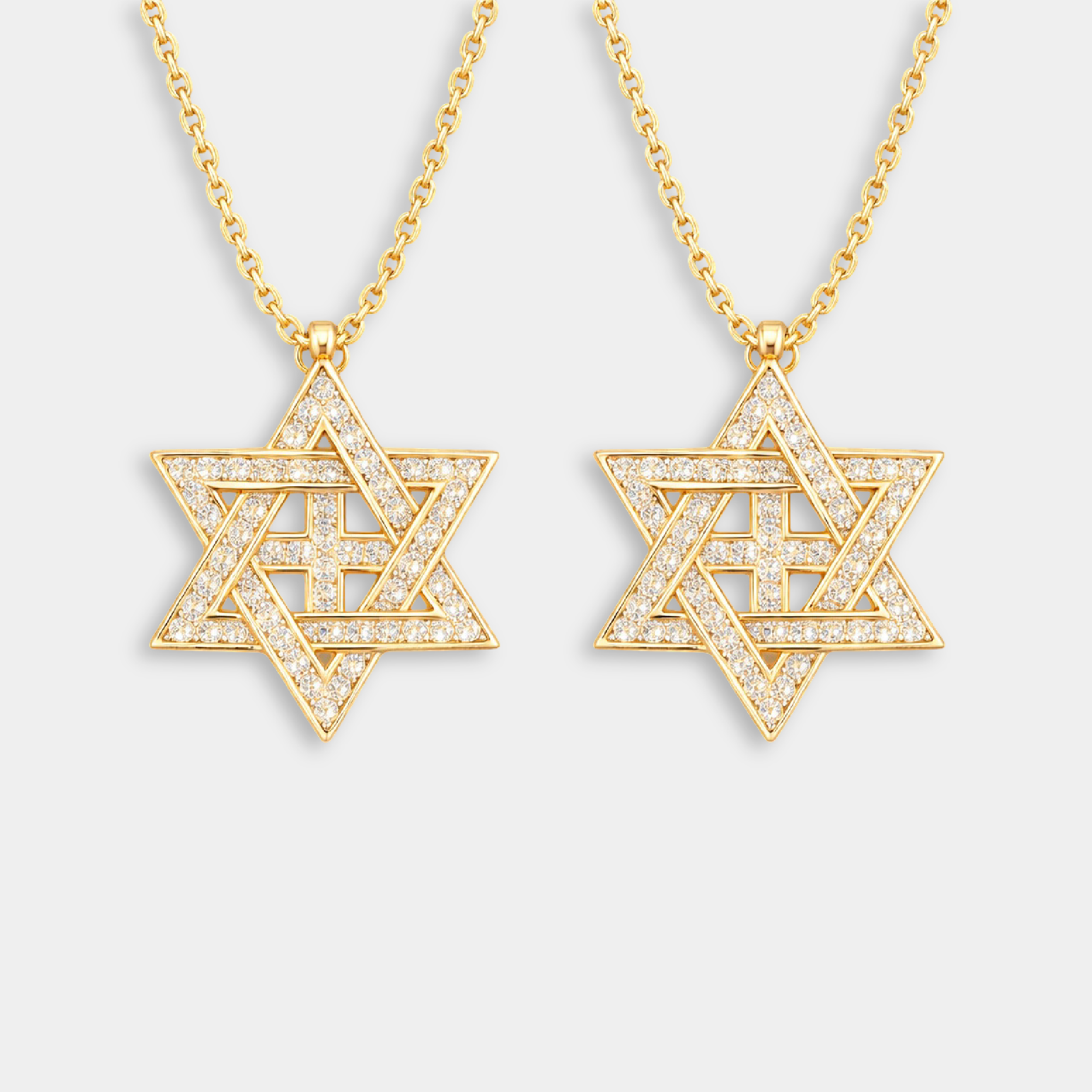 Sterling Silver Star of David Necklace