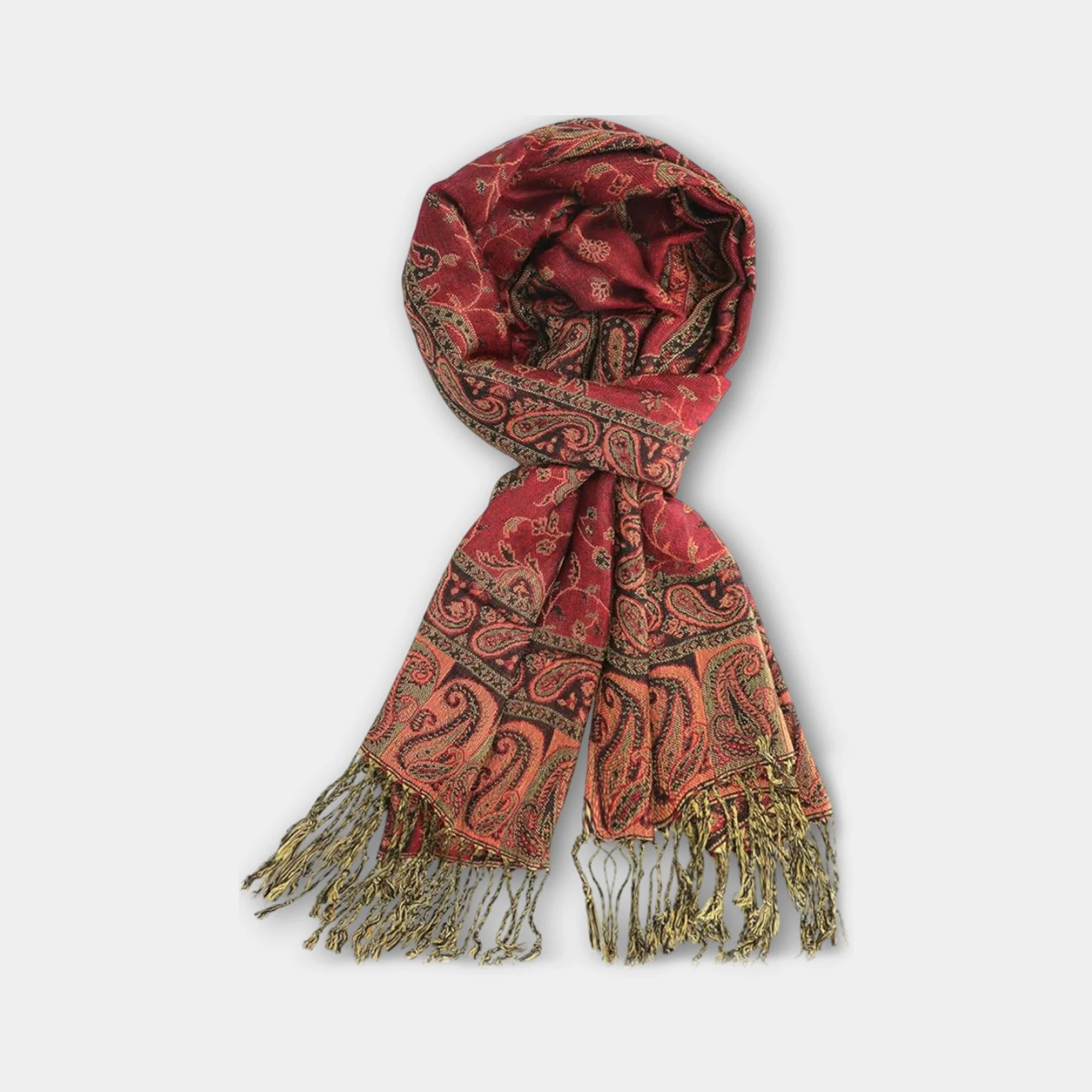 Two-Tone Silky Pashmina Shawl