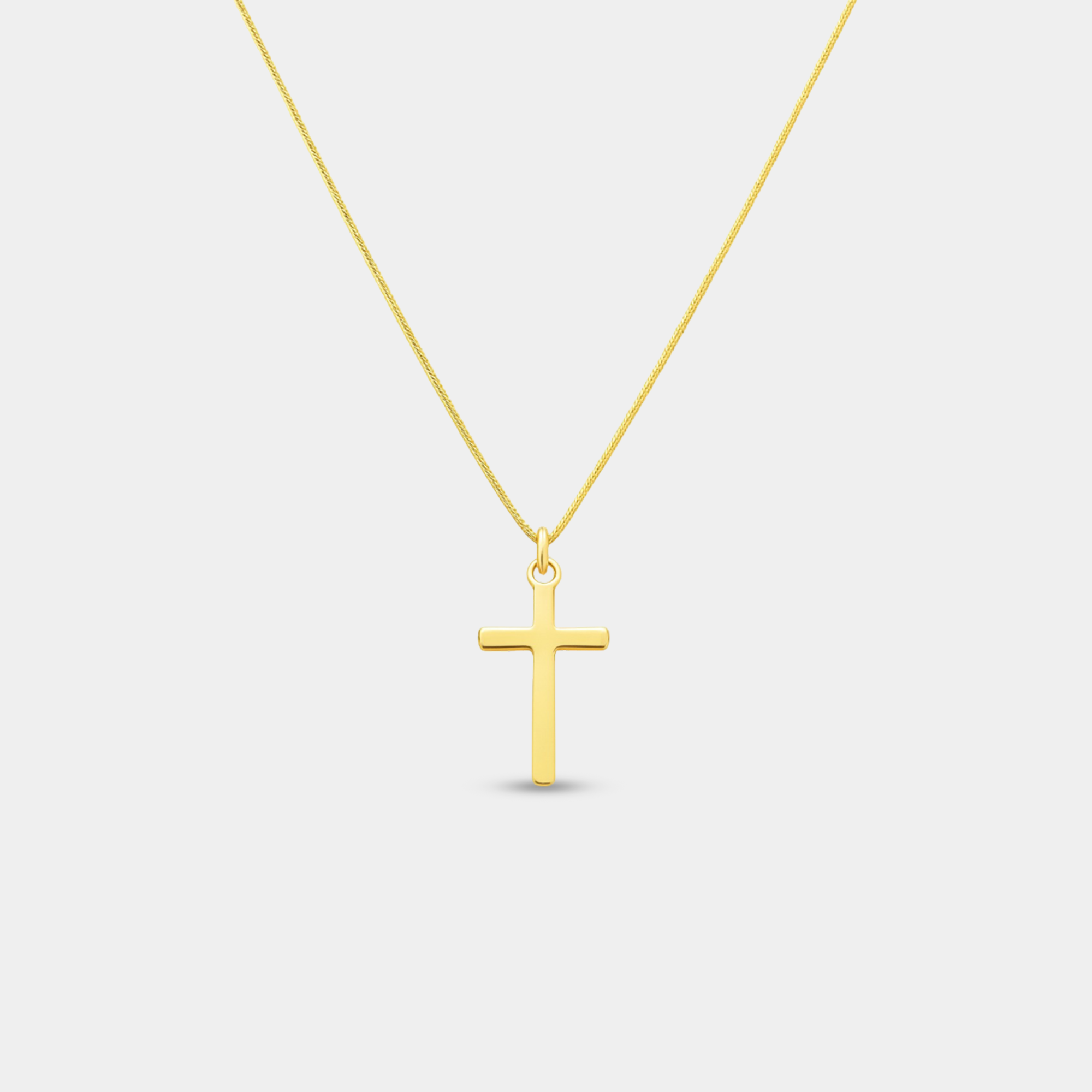 Aureline Cross Box Chain Pendant