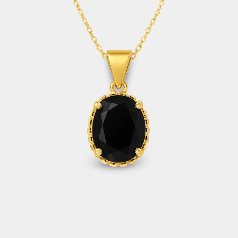 Pendentif Solitaire Onyx