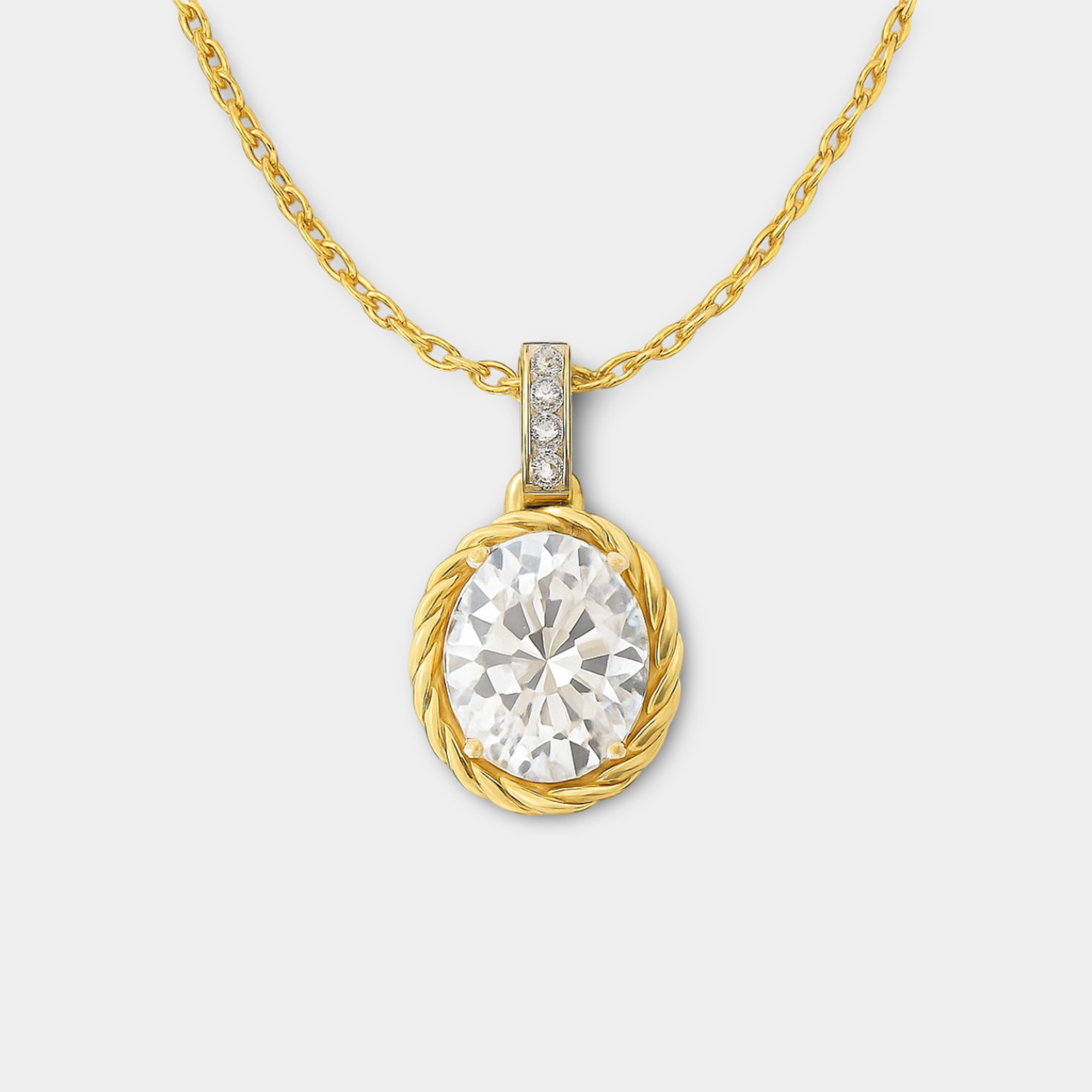 Liora Moissanite Pendant Necklace