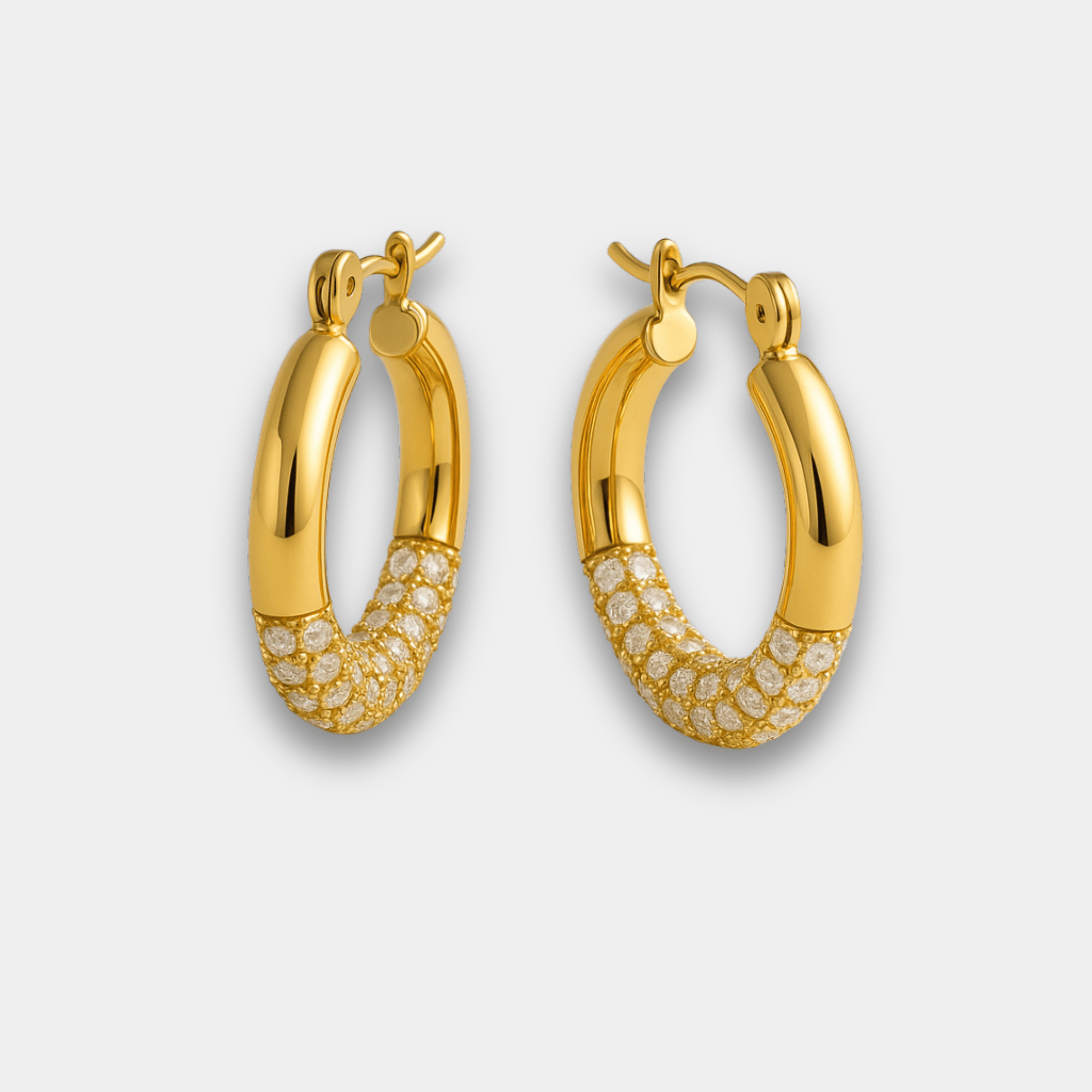 Lustre Luxe Hoops