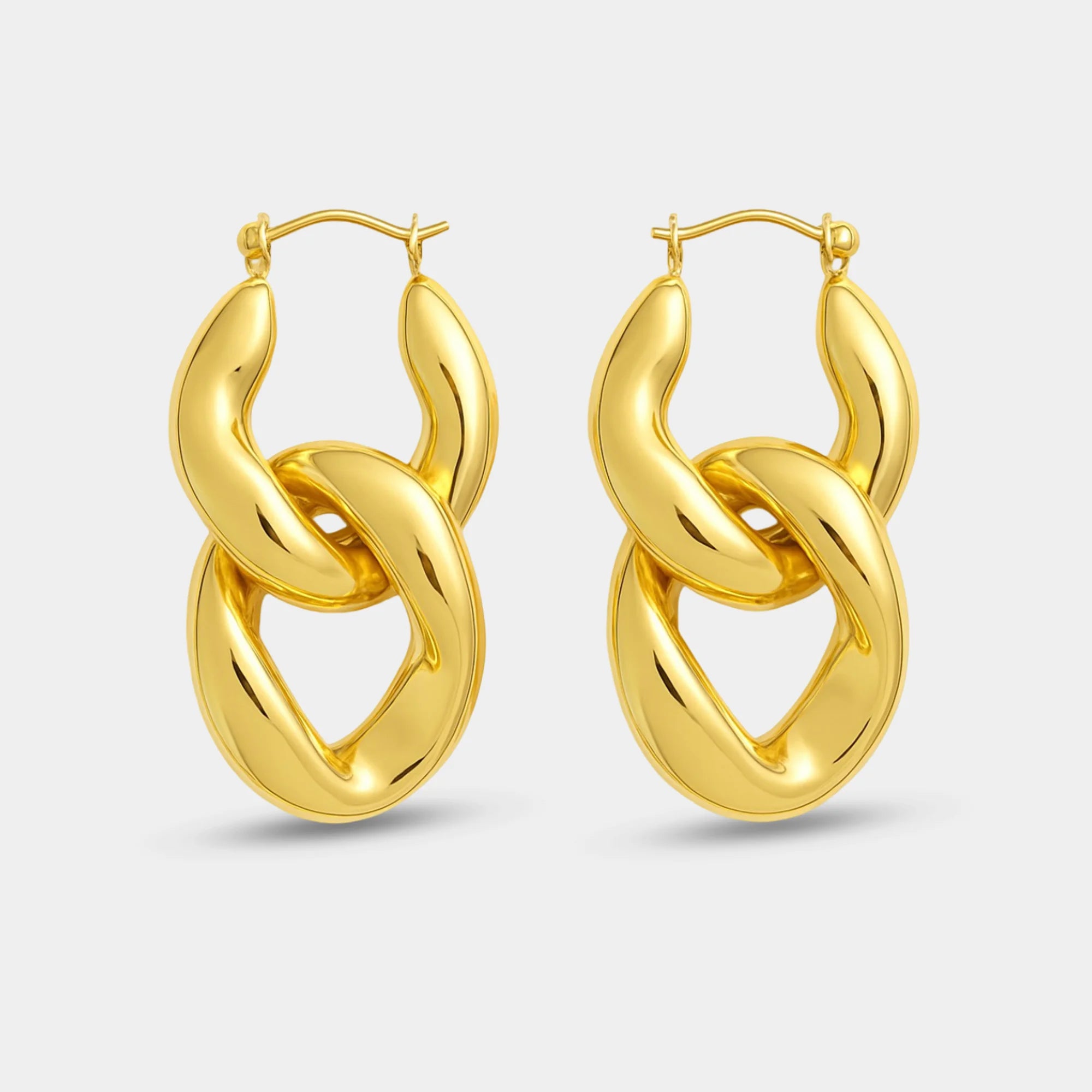 Geometric Dangle Hoops