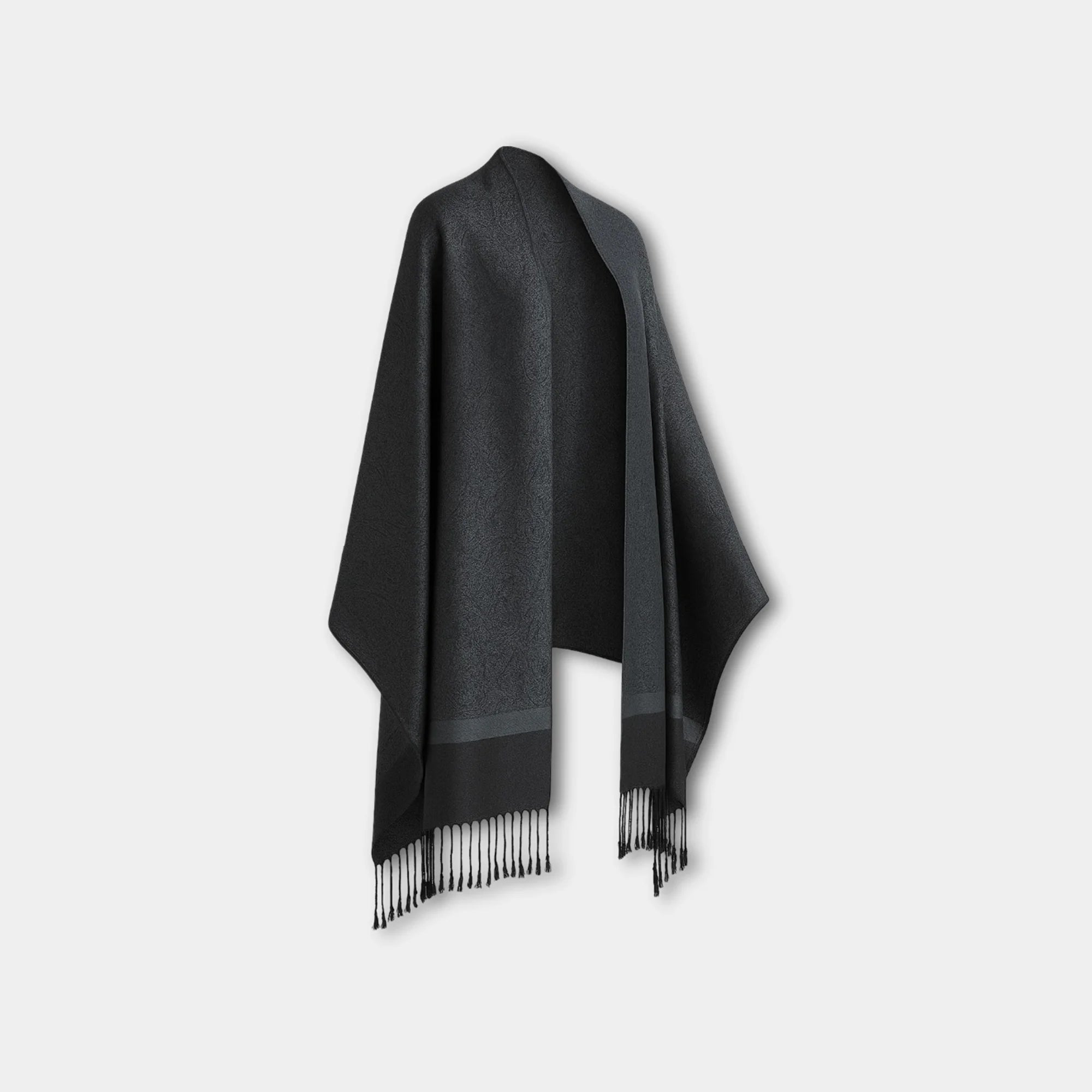 Silky Paisley Pashmina Scarf