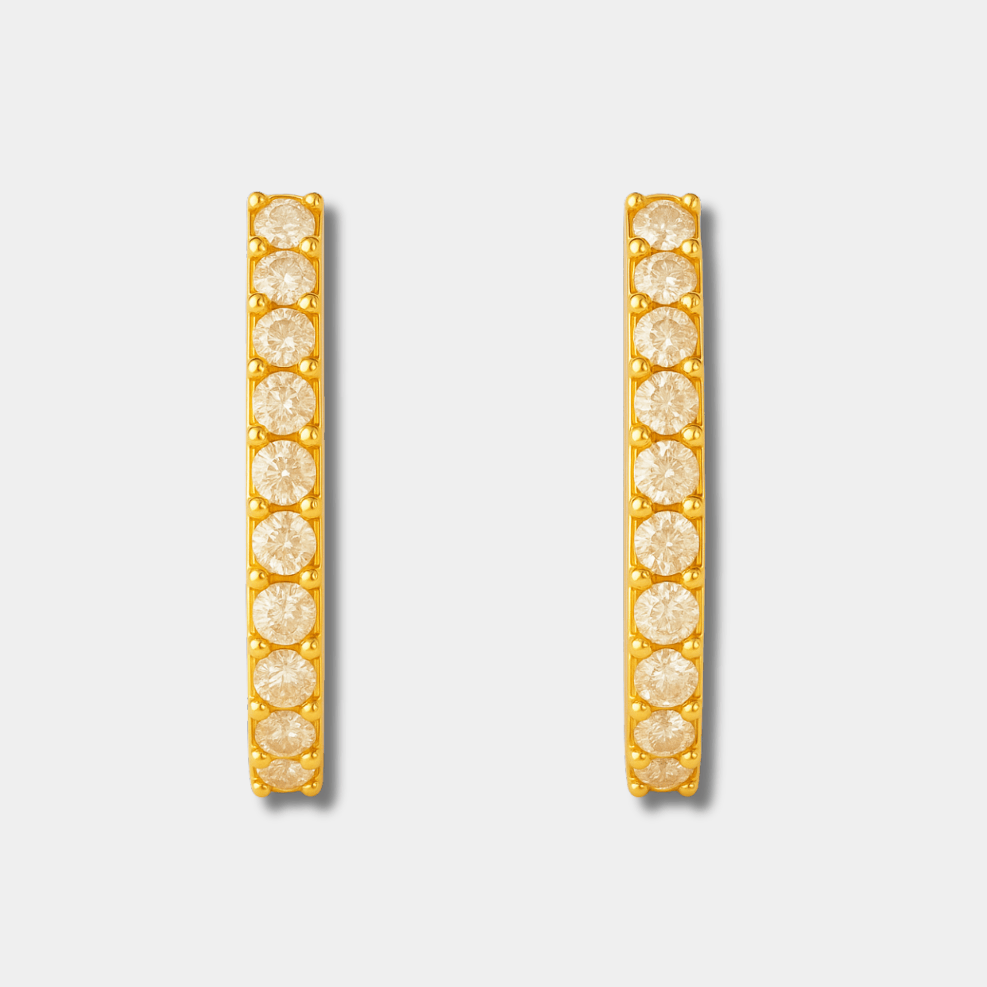 U-Shaped Huggie Earrings
