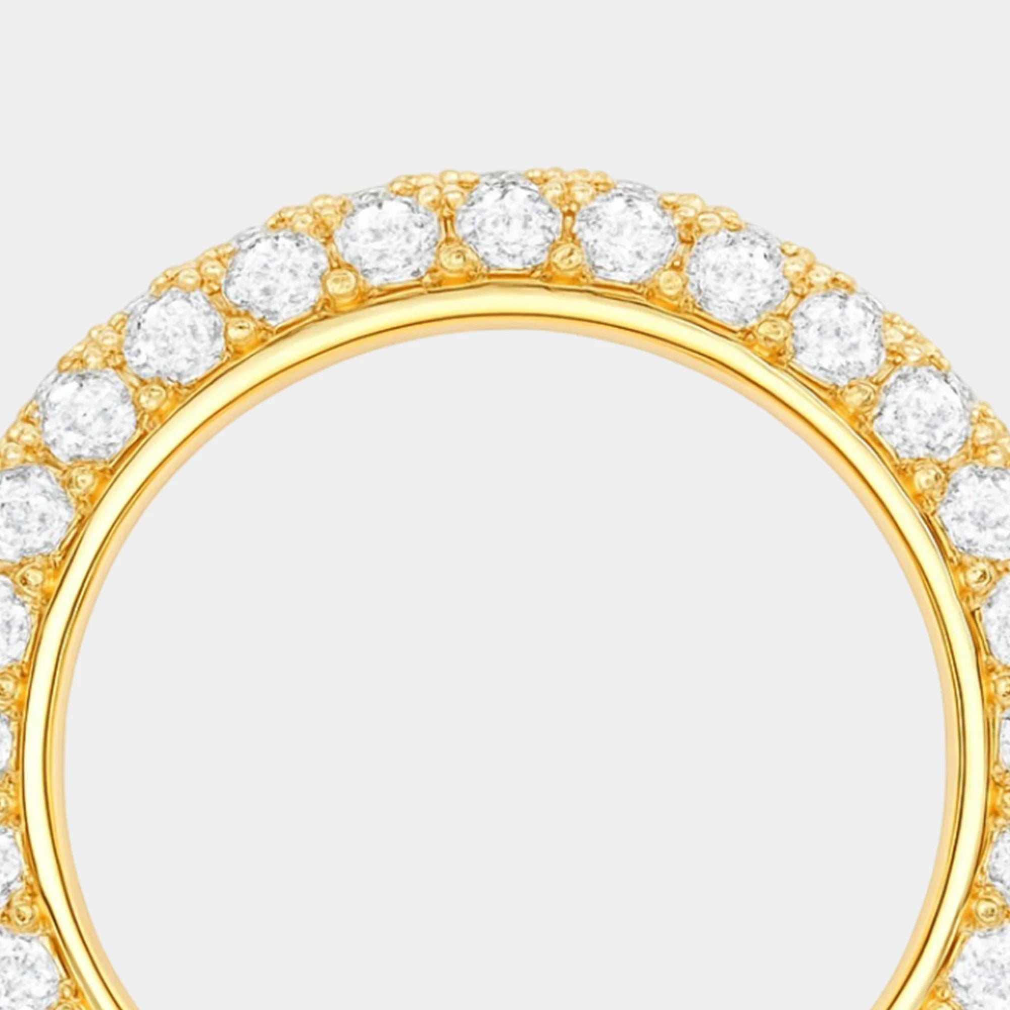 3-Row Eternity Ring - MH ELEGANCE - 3-Row Eternity Ring -