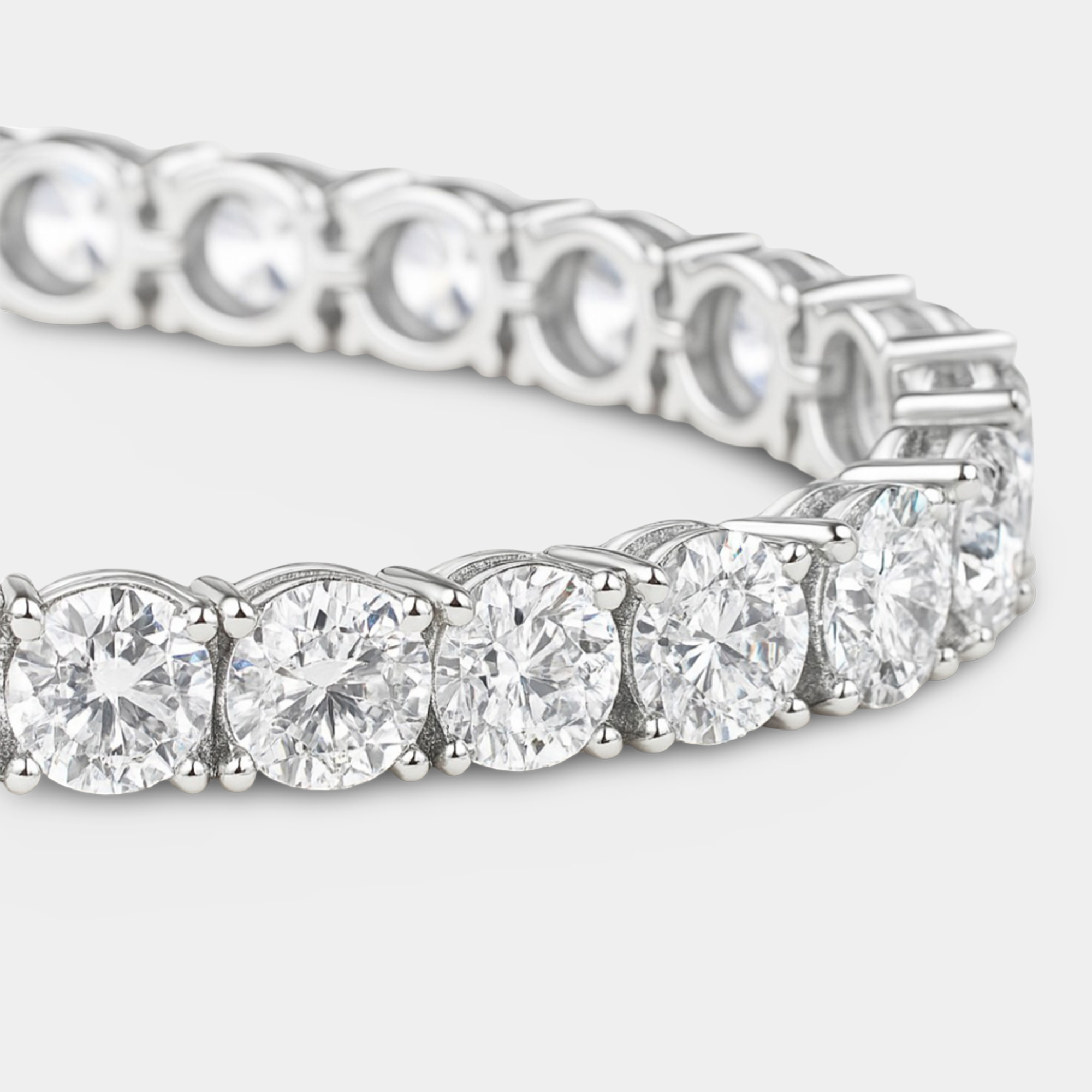 Moissanite Tennis Bracelet