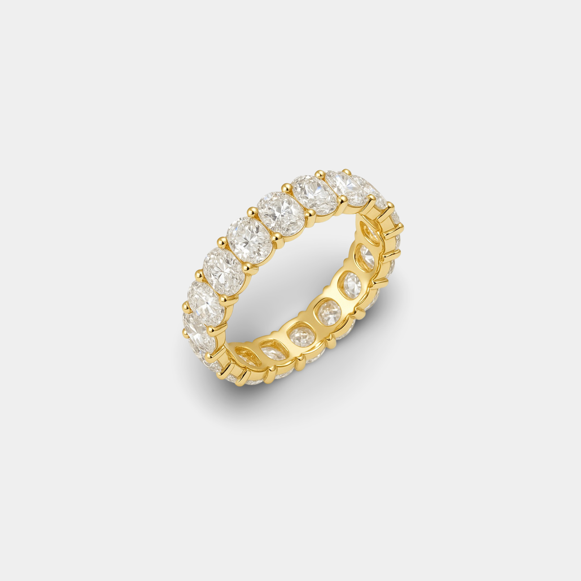 Oval Cubic Zirconia Love Ring