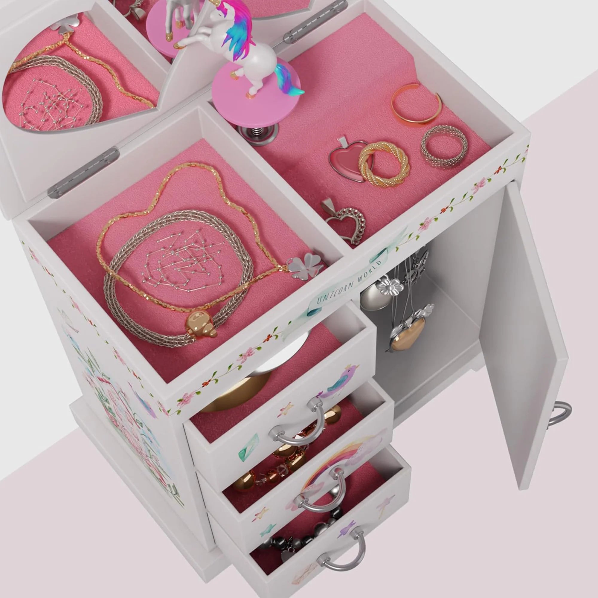 Unicorn Musical Jewelry Box for Kids