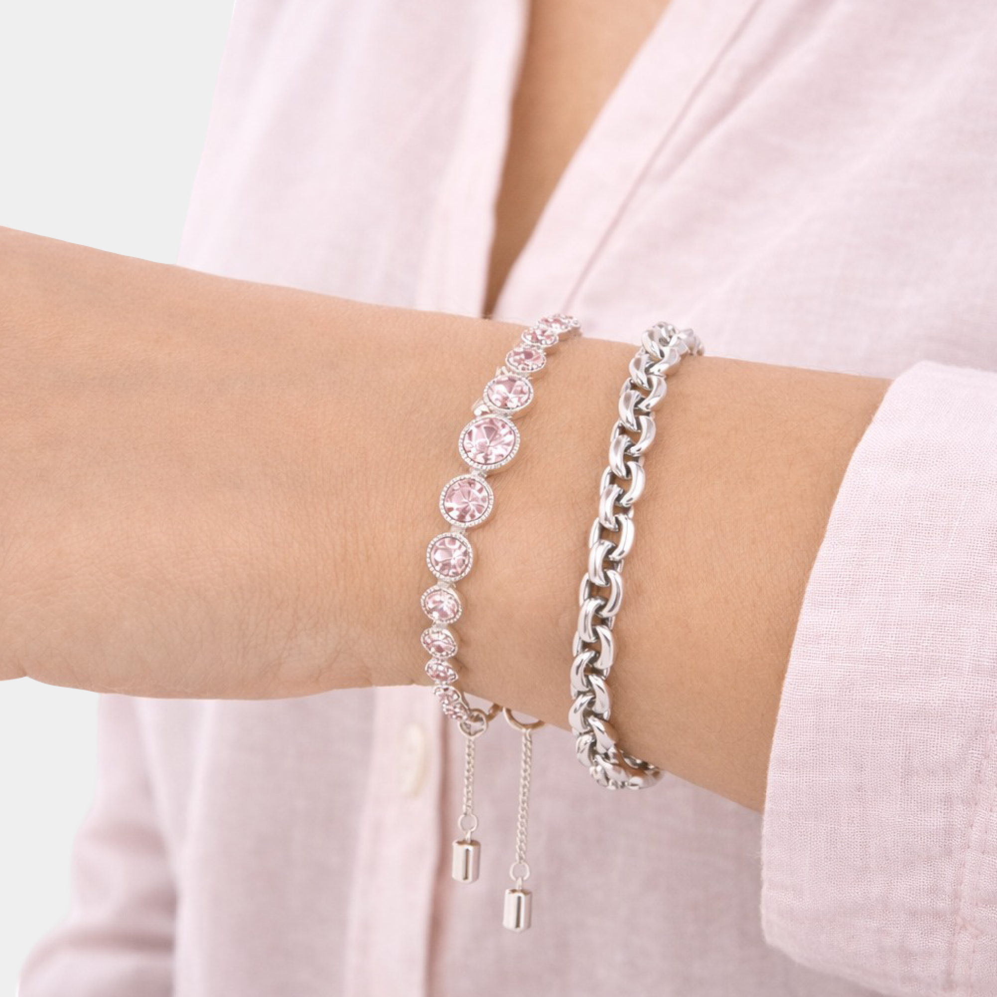 Celestial Crystal Tennis Bracelet