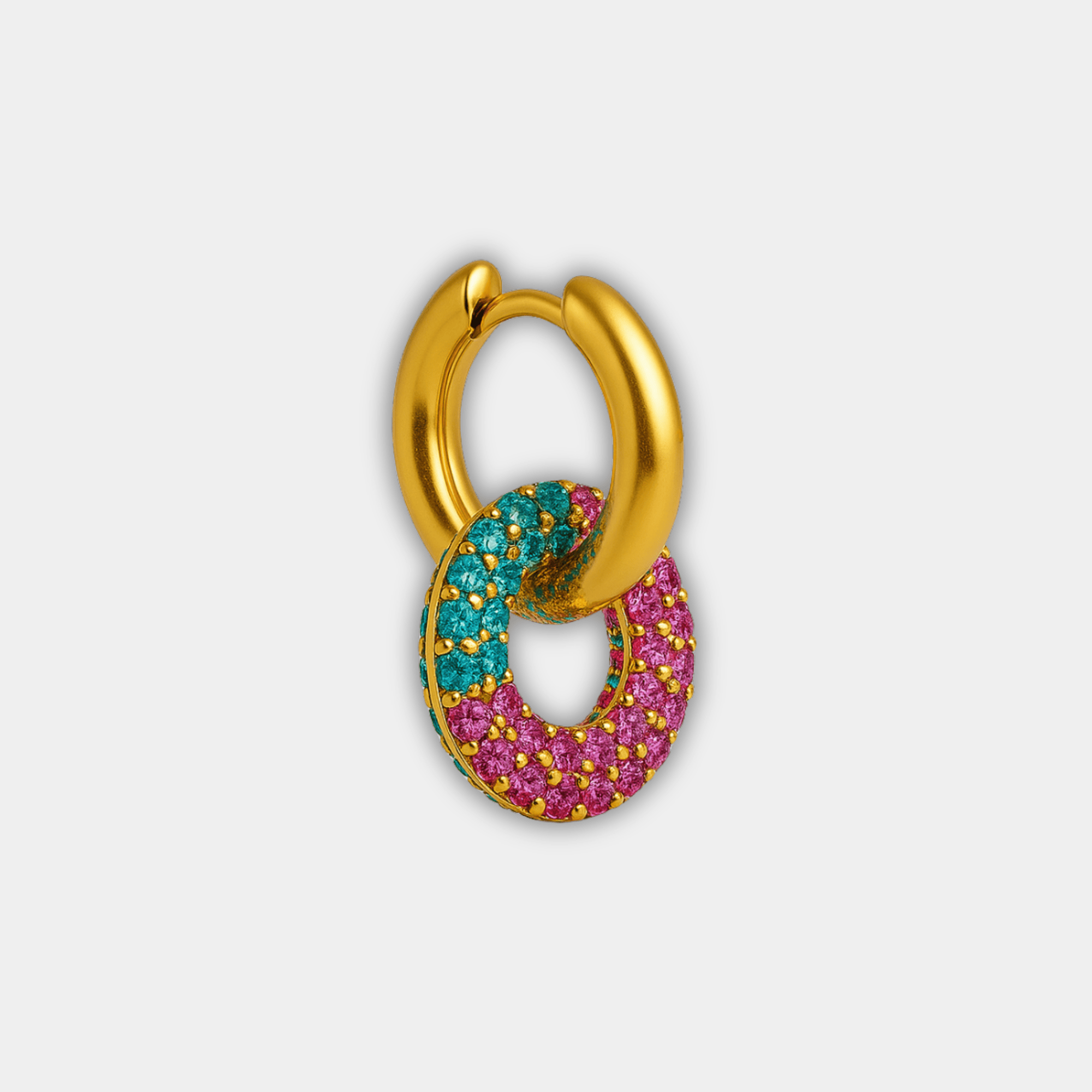 Luxe Zircon Hoops