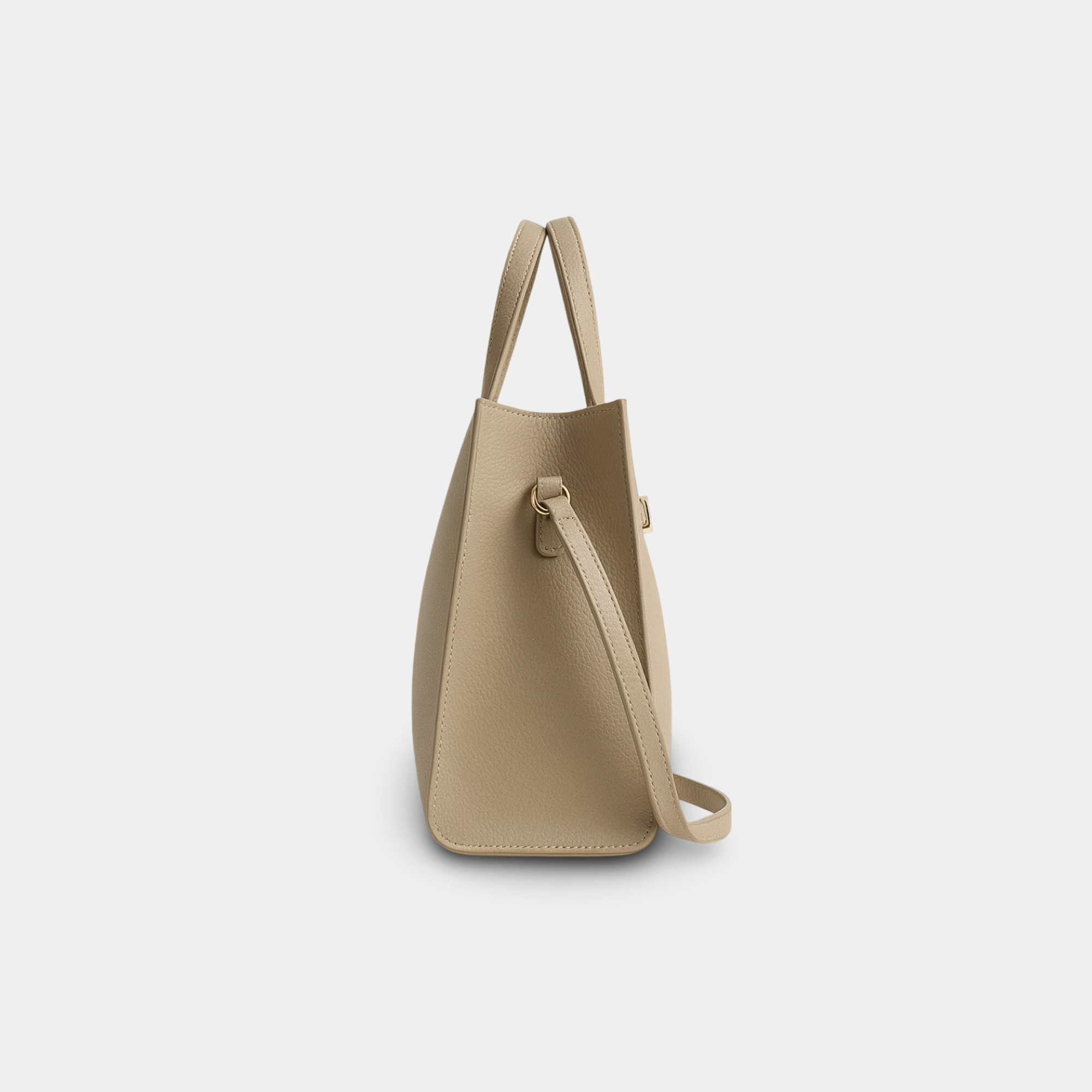 Leather Small Tote Handbag - MH ELEGANCE
