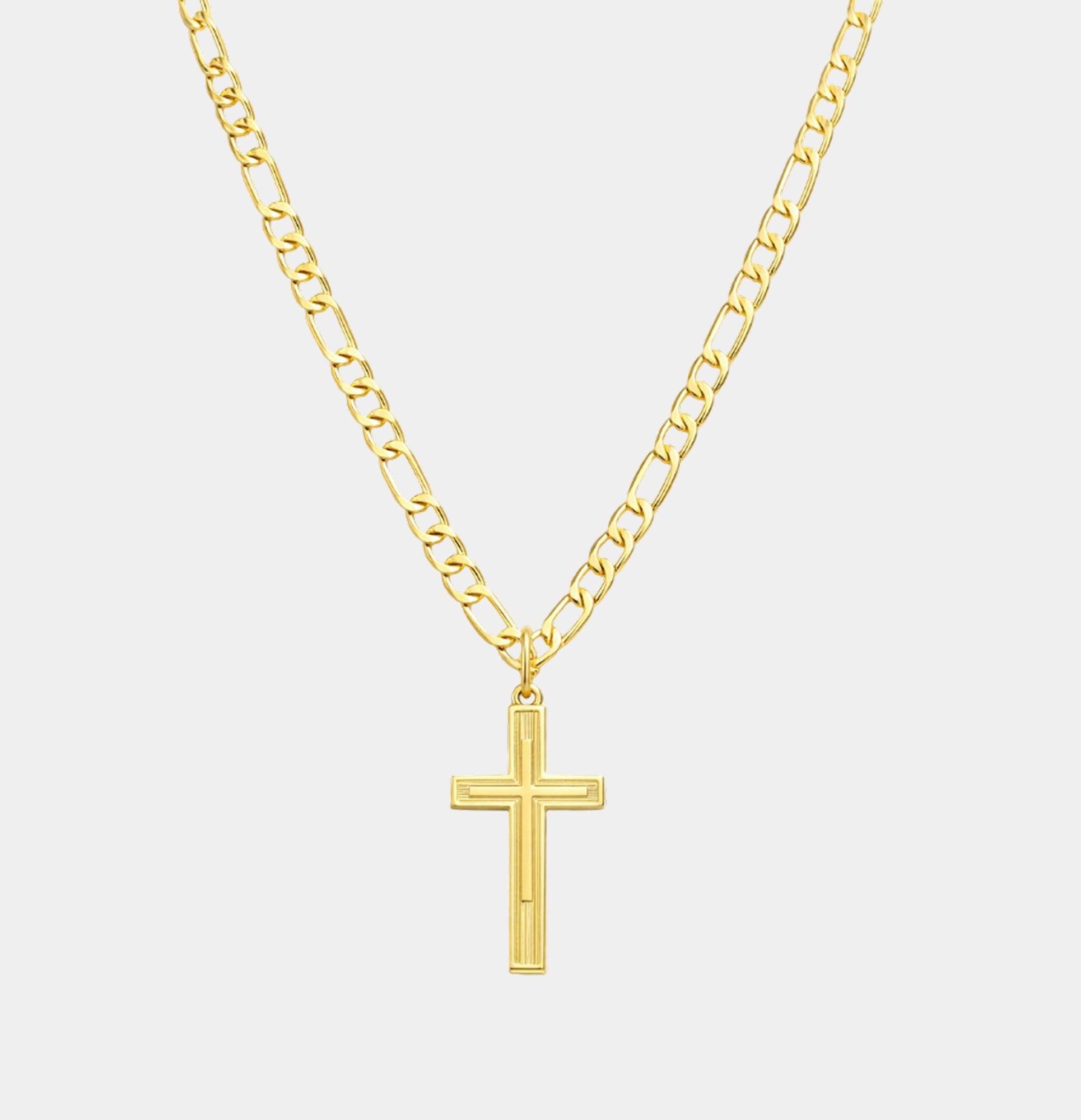 14K Gold Imperial Faith Cross Necklace
