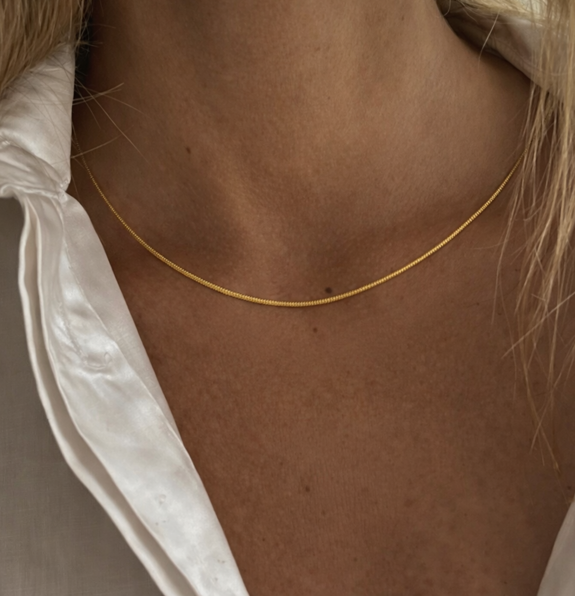 14K Gold Plated Silk Glide Snake Chain