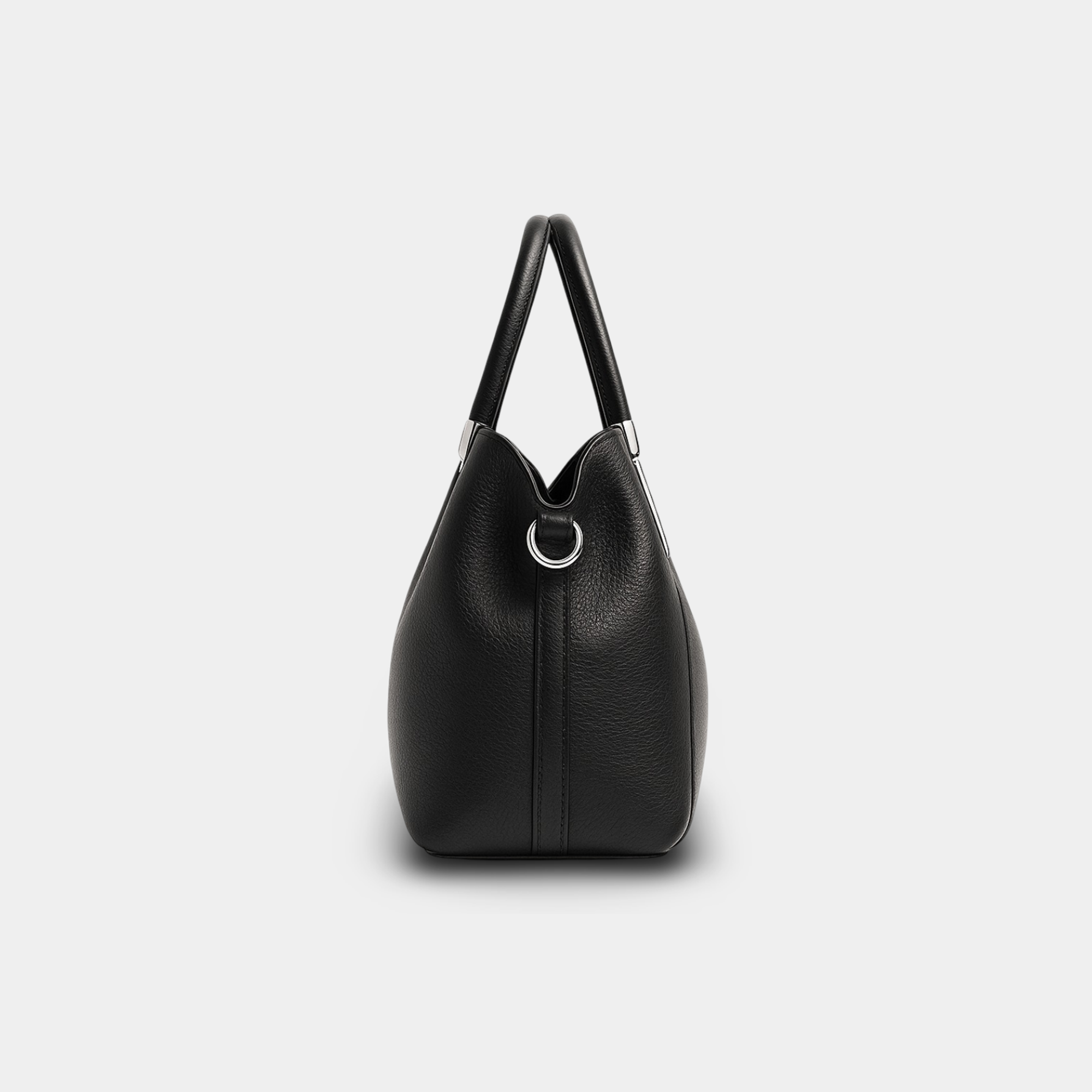 Leather Hobo Tote Handbag