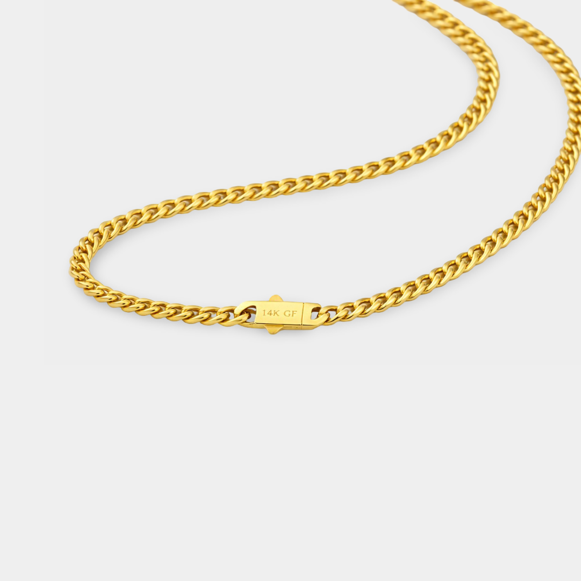 Chaîne Cuban Link Imperial Edge pour Homme | Acier inoxydable plaqué or 7 mm | Durabilité supérieure – MH ELEGANCE