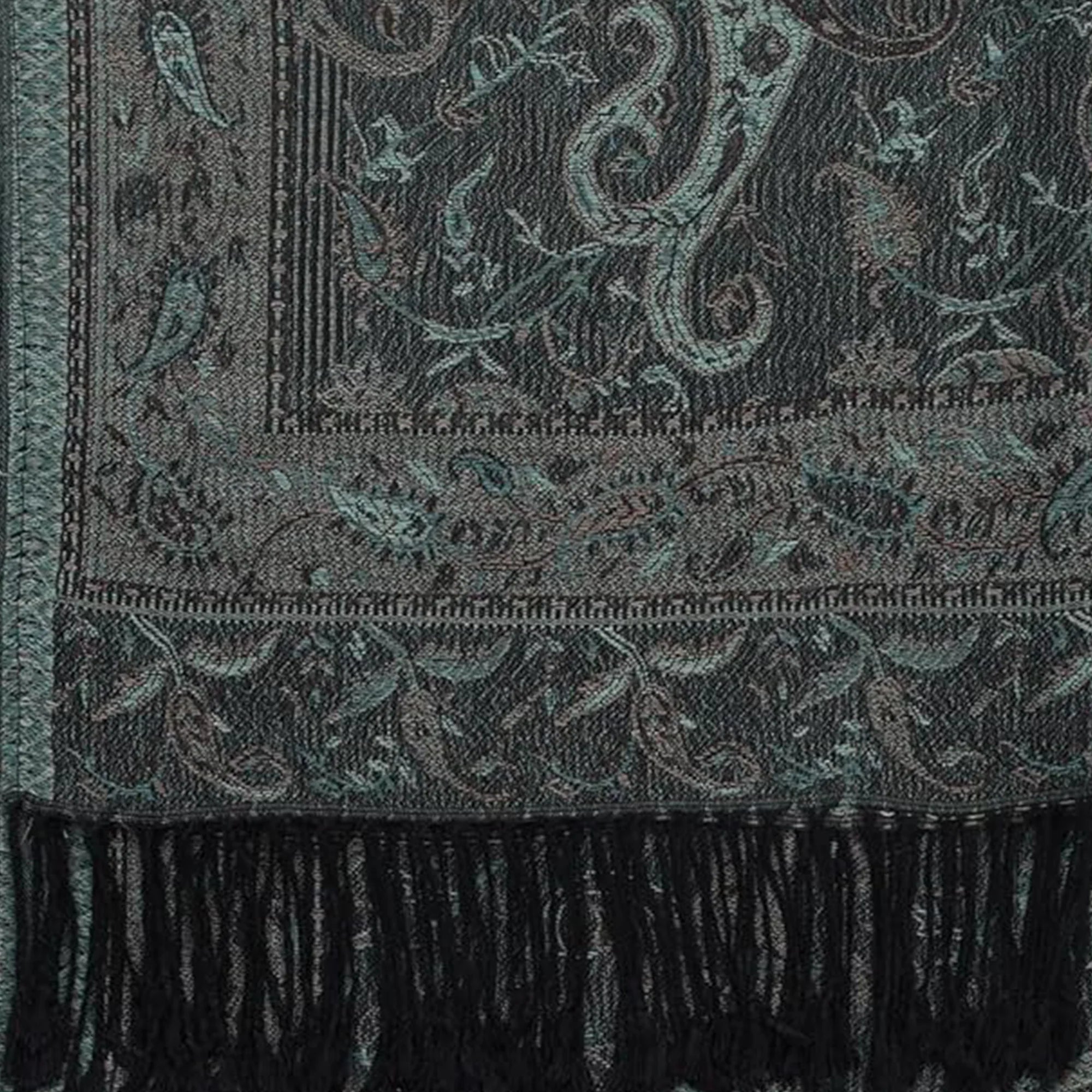 Soft Silky Paisley Pashmina Shawl