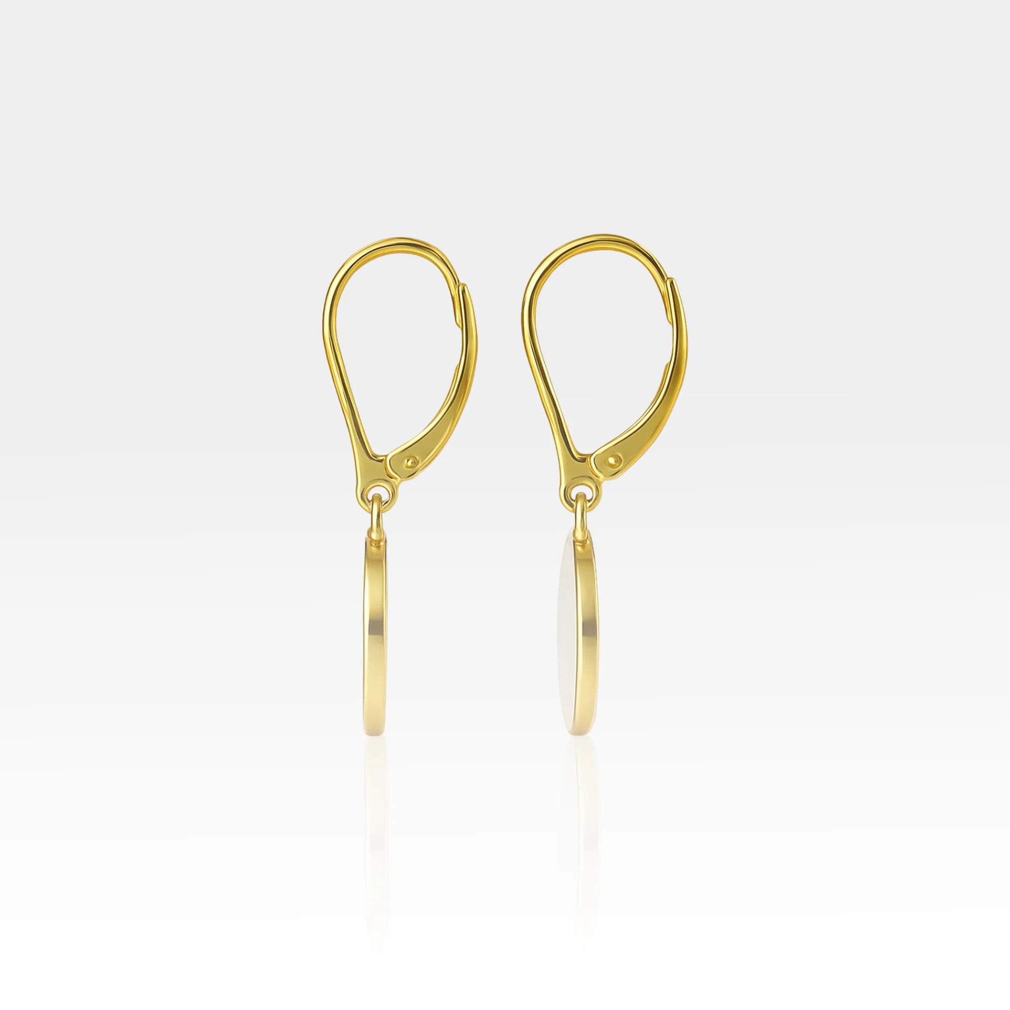 Disc Dangle Earrings