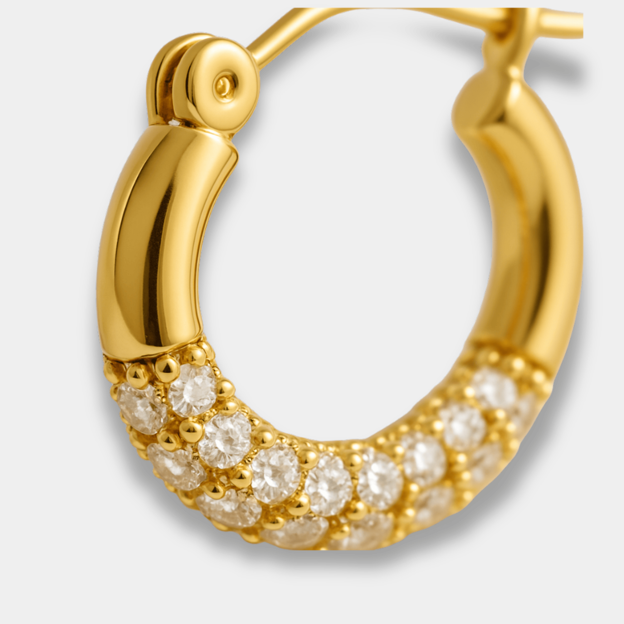 Lustre Luxe Hoops