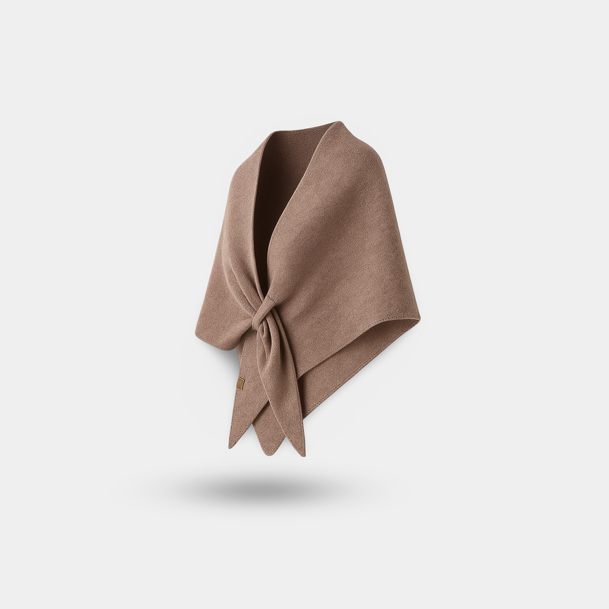 Triangle Knit Scarf Wrap