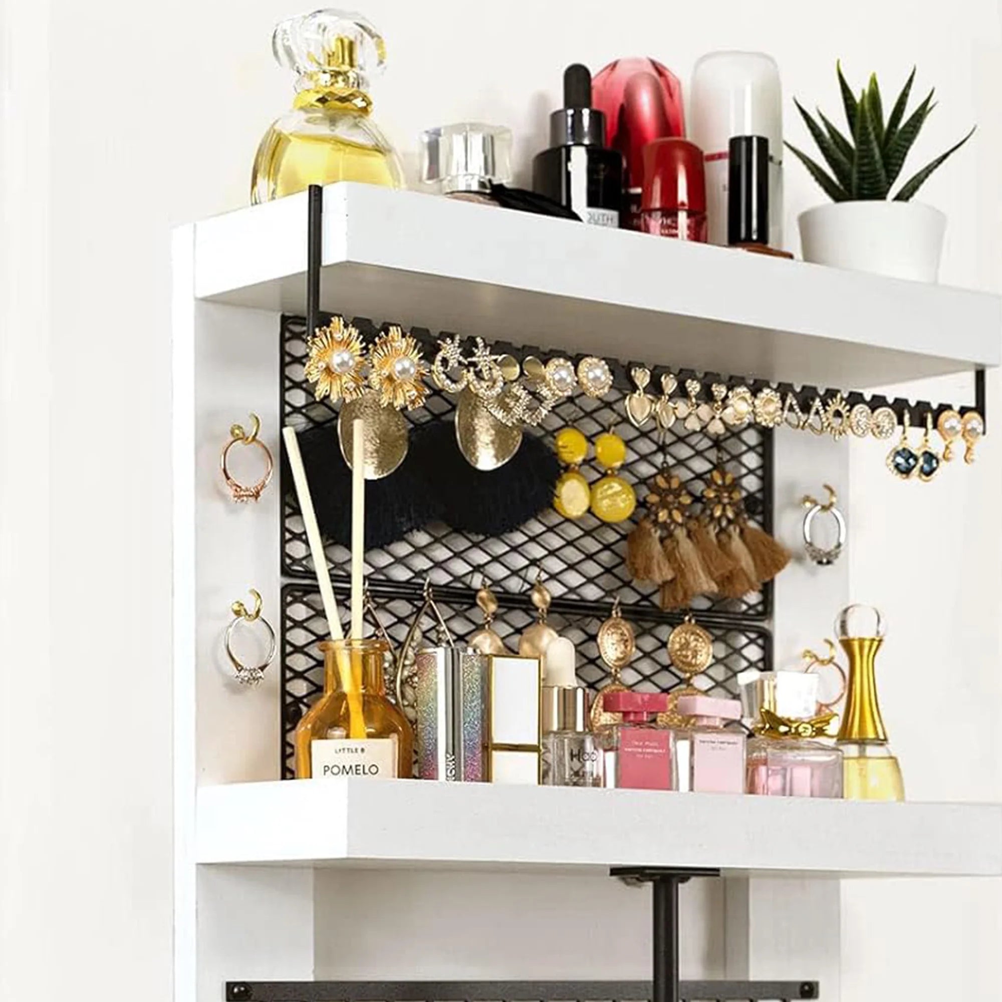 Hanging Jewelry Organizer Wall Mounted