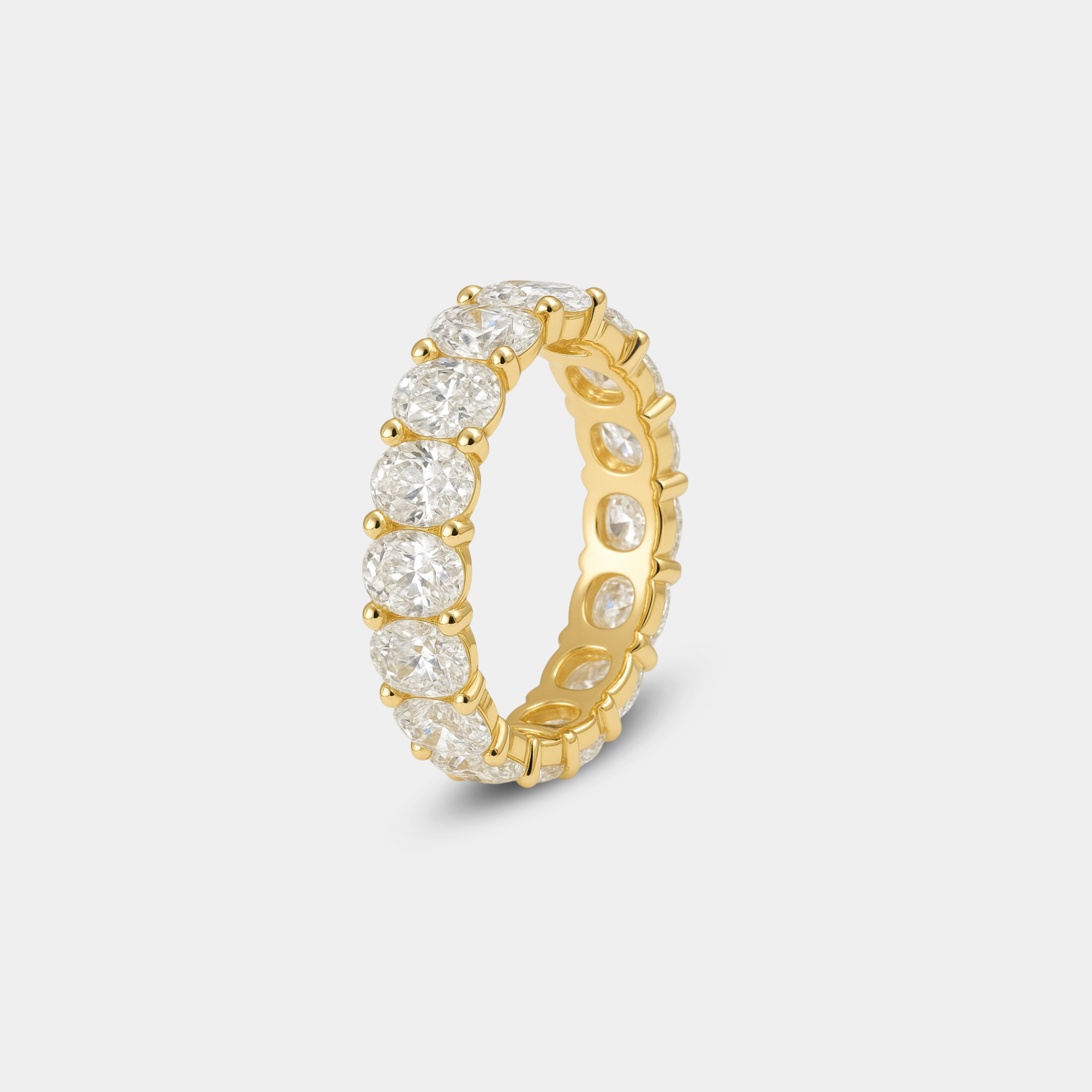 Oval Cubic Zirconia Love Ring