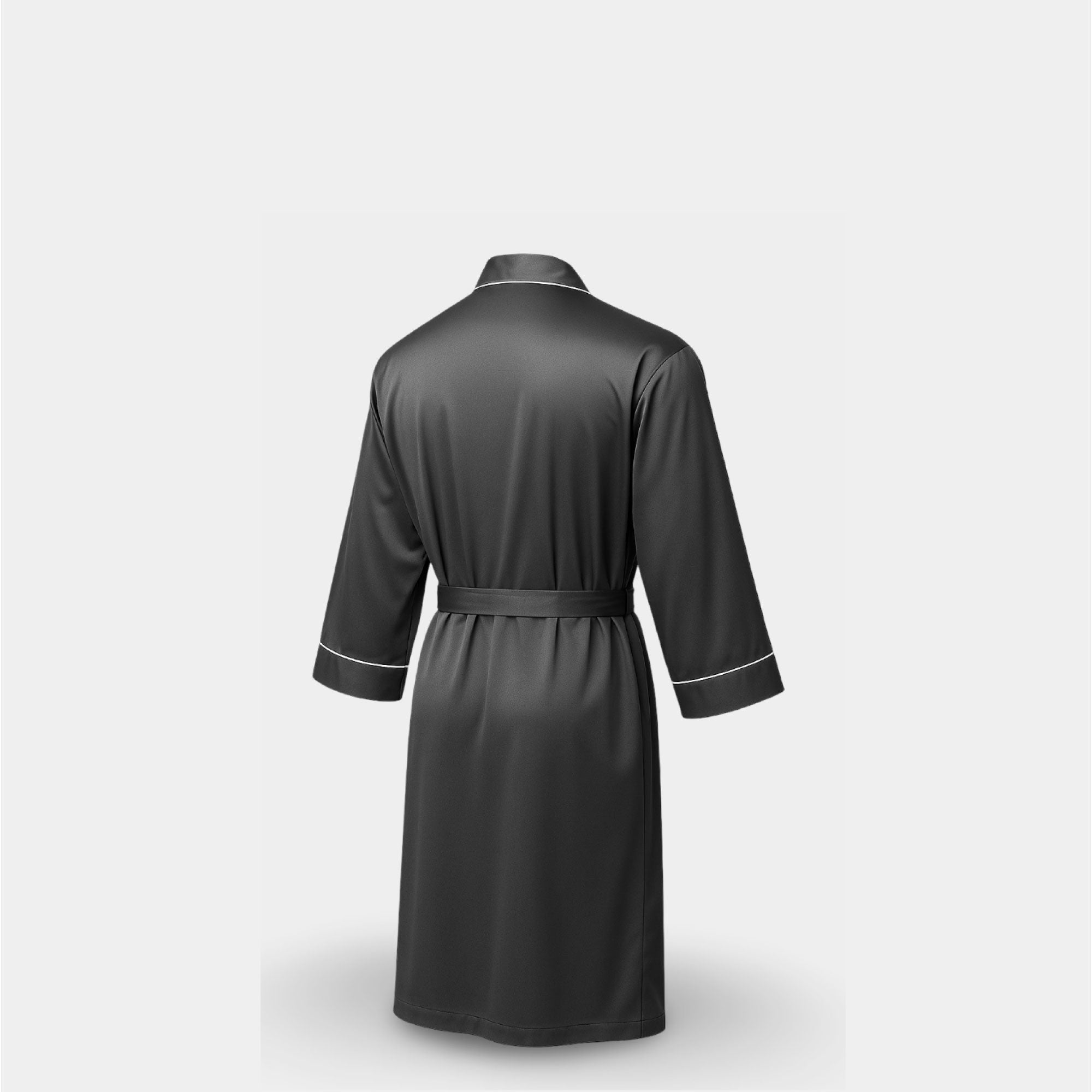 Dark Grey Kimono Robe