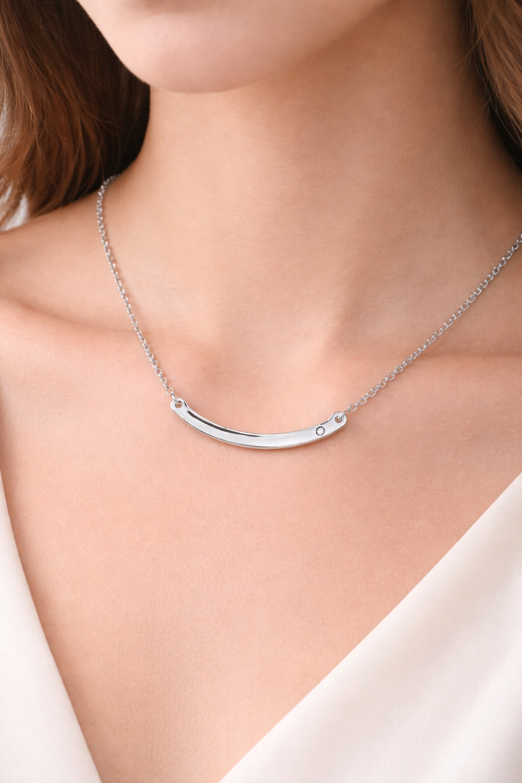 Sterling Silver Maid of Honor Necklace