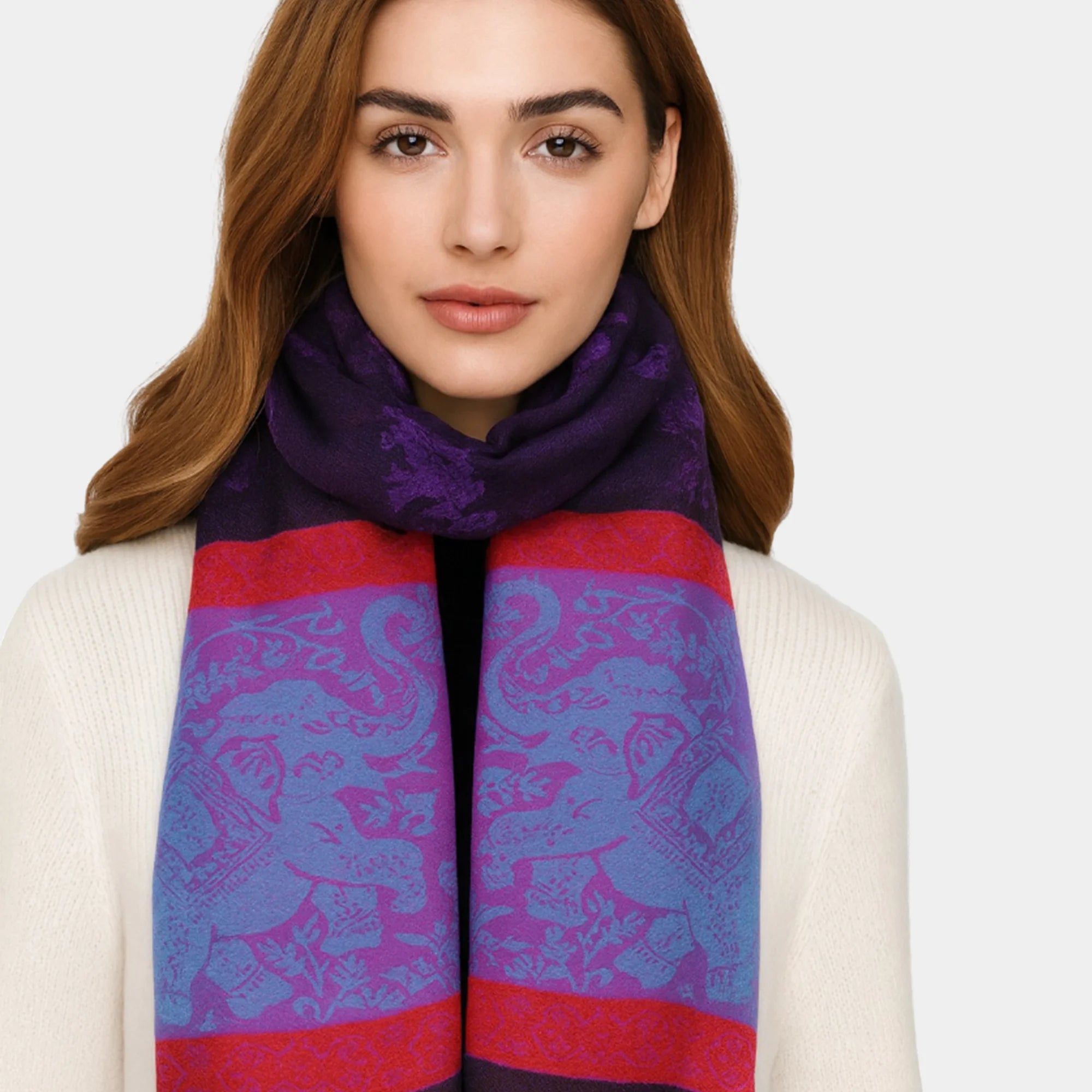 Rainbow Pashmina Shawl