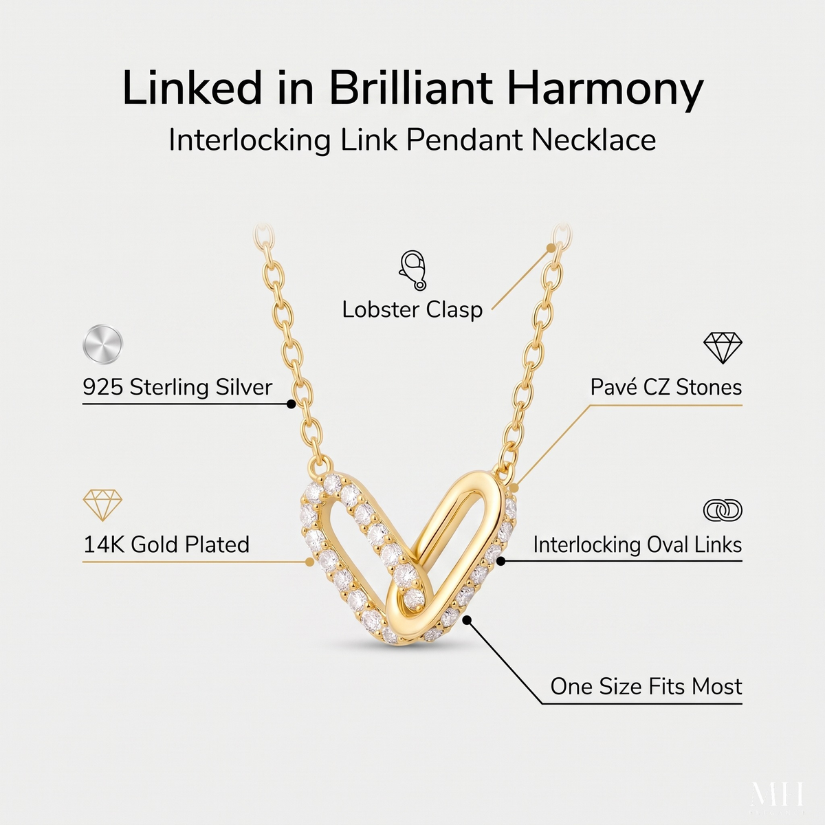 Pendentif Avana Interlock