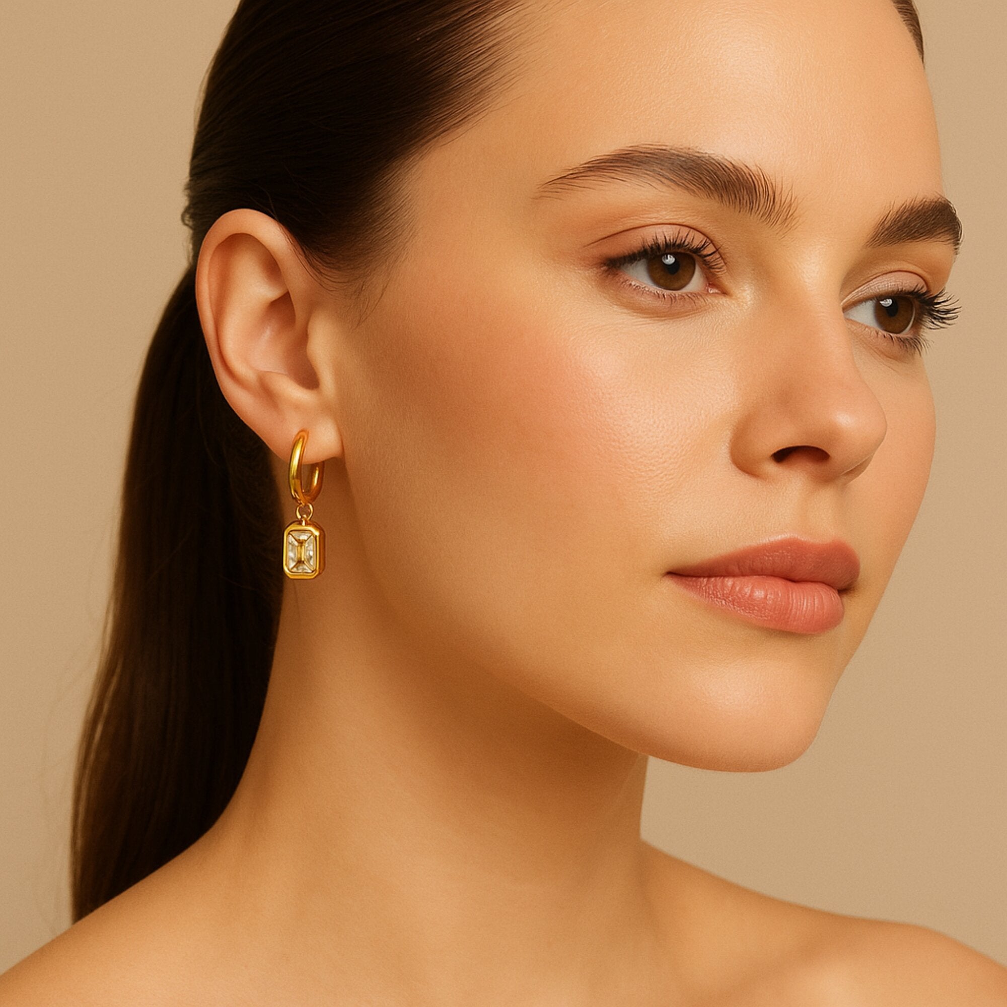 14K Gold Dangle Earrings