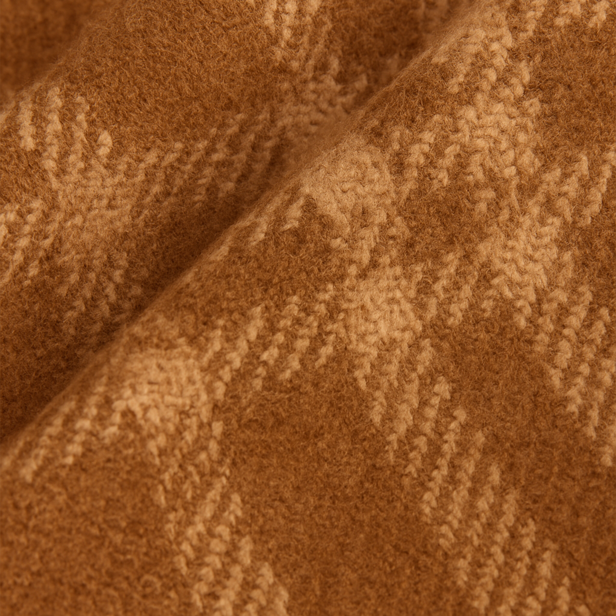 Reversible Brown Plaid Scarf